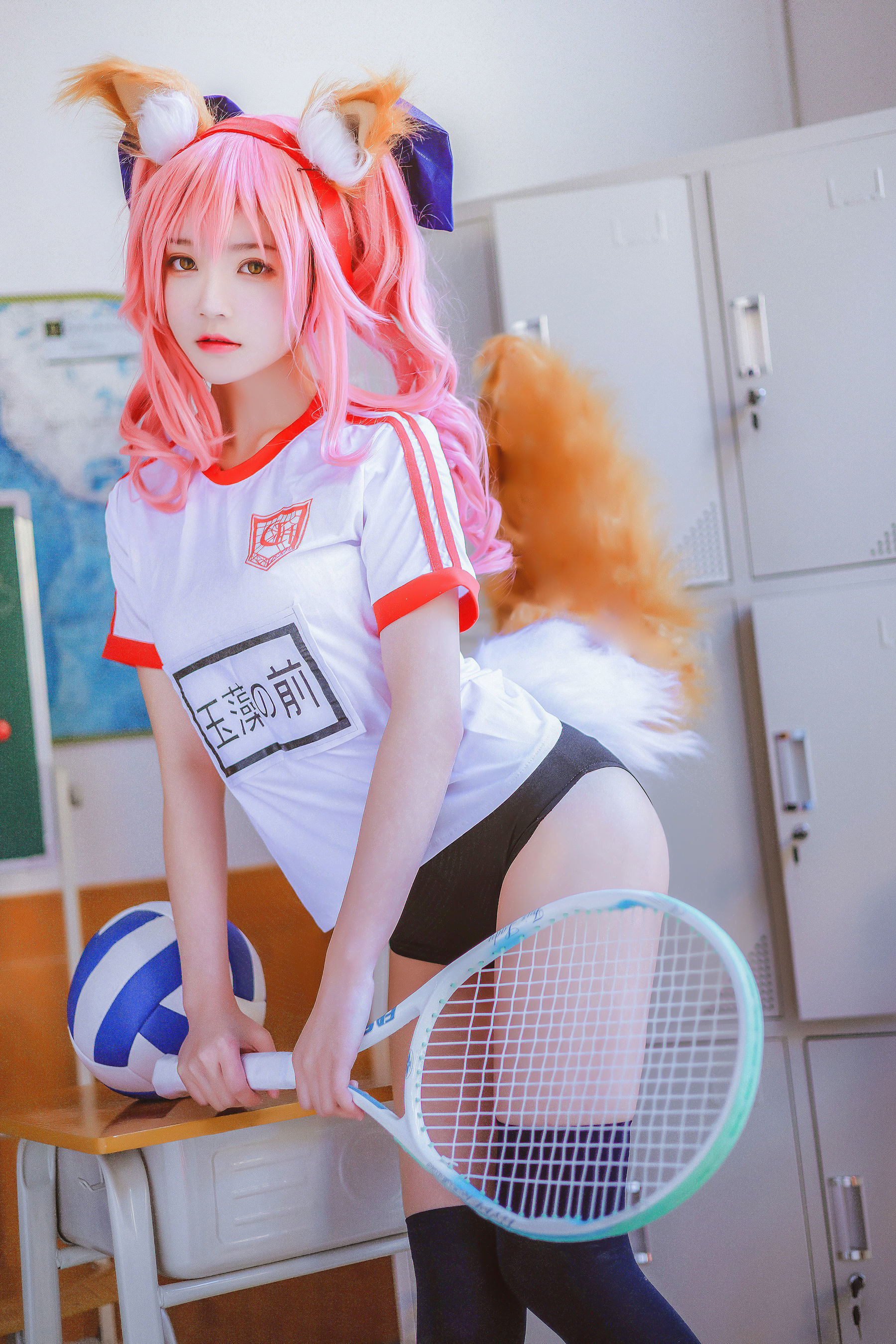 Internet Celebrity Cosplayer Photobook] Sakurato Meow - Tamamo-no-Mae Gymnastics Uniform