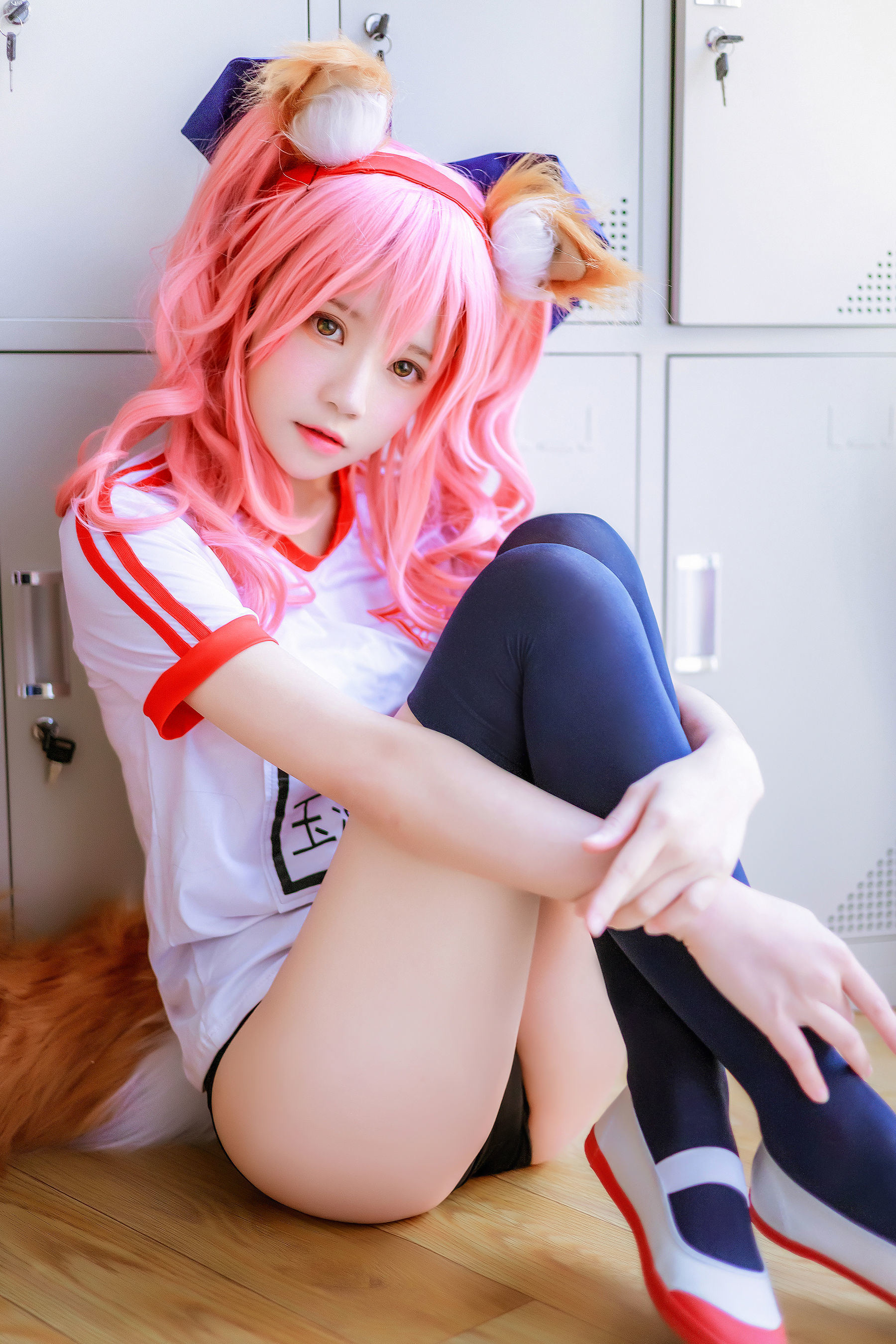 網紅COSER寫真] 櫻桃喵 - 玉藻前體操服