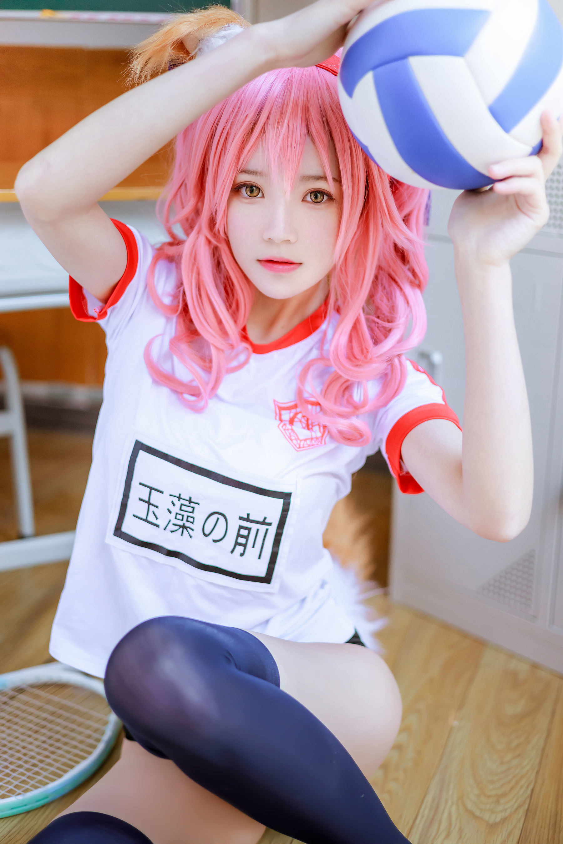 網紅COSER寫真] 櫻桃喵 - 玉藻前體操服