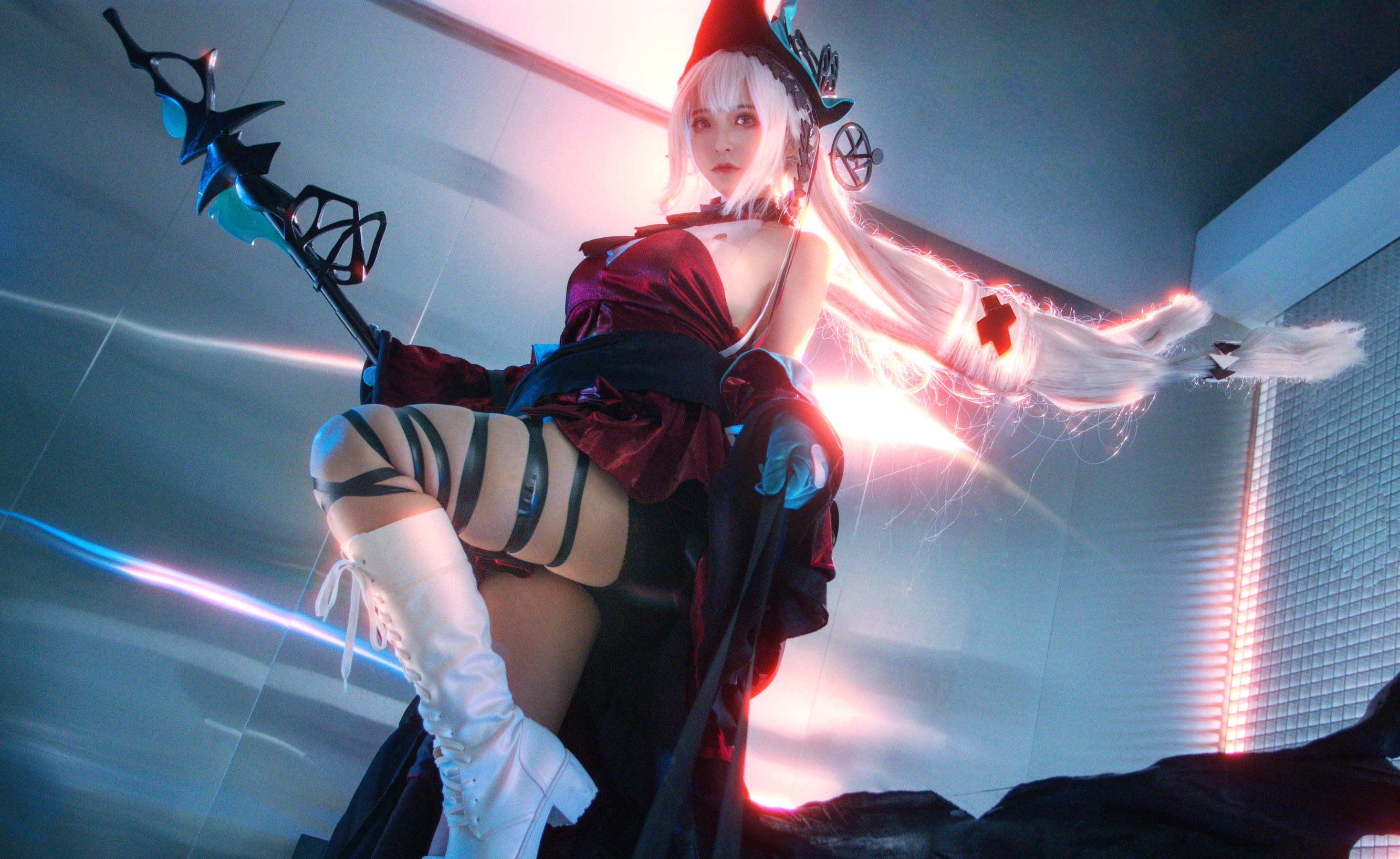 Internet Celebrity Coser Photobook] Feng Mao ss - Zhuo Xin Si Ka Di