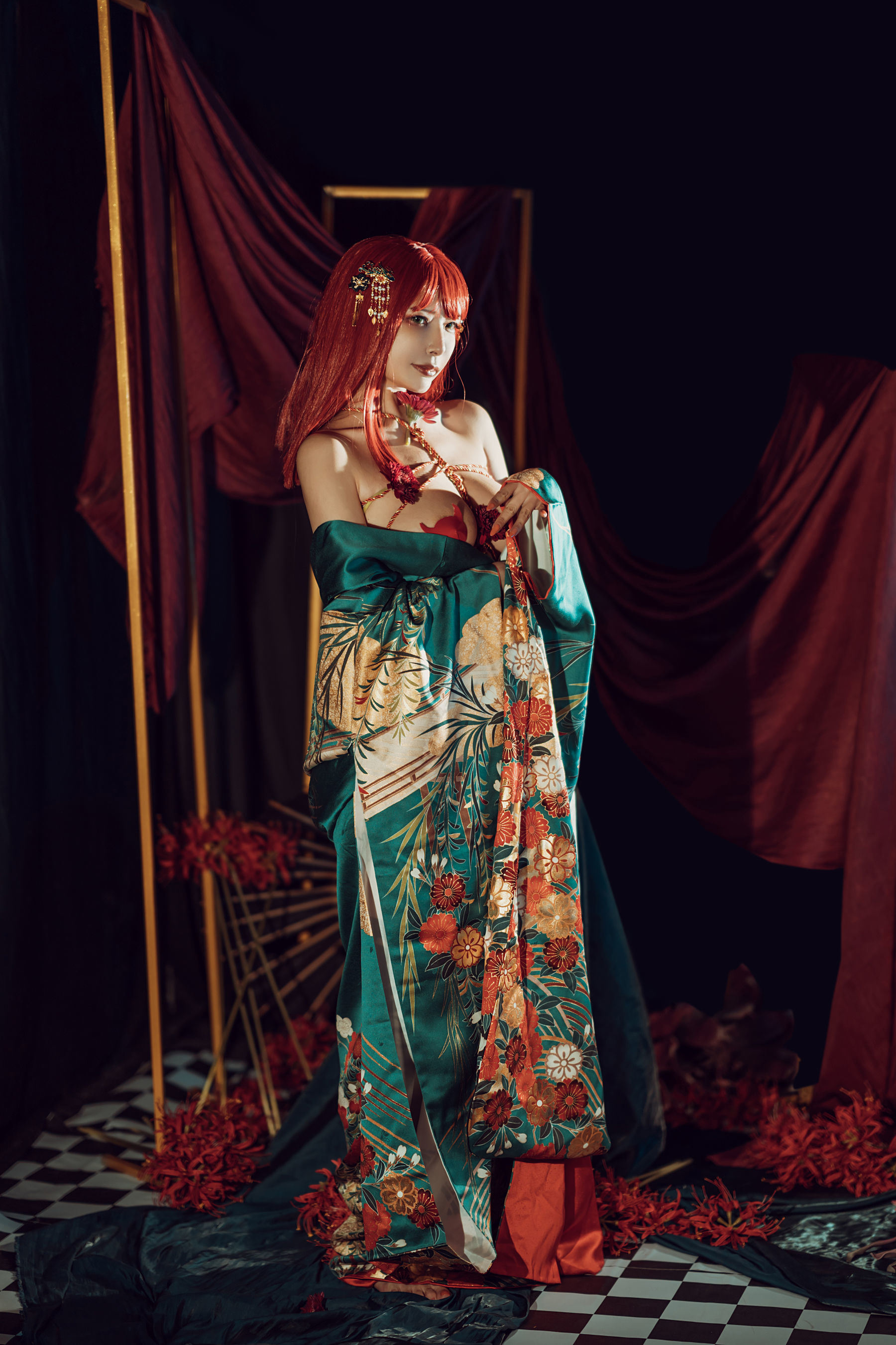 網紅COSER寫真] 秋和柯基(夏小秋秋秋) - 和服