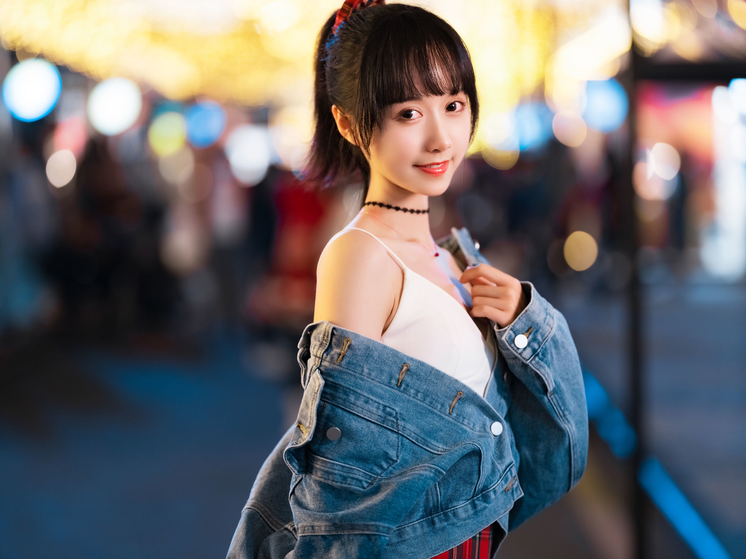 [网红COSER写真] 萌系小姐姐木绵绵OwO - 都市夜恋