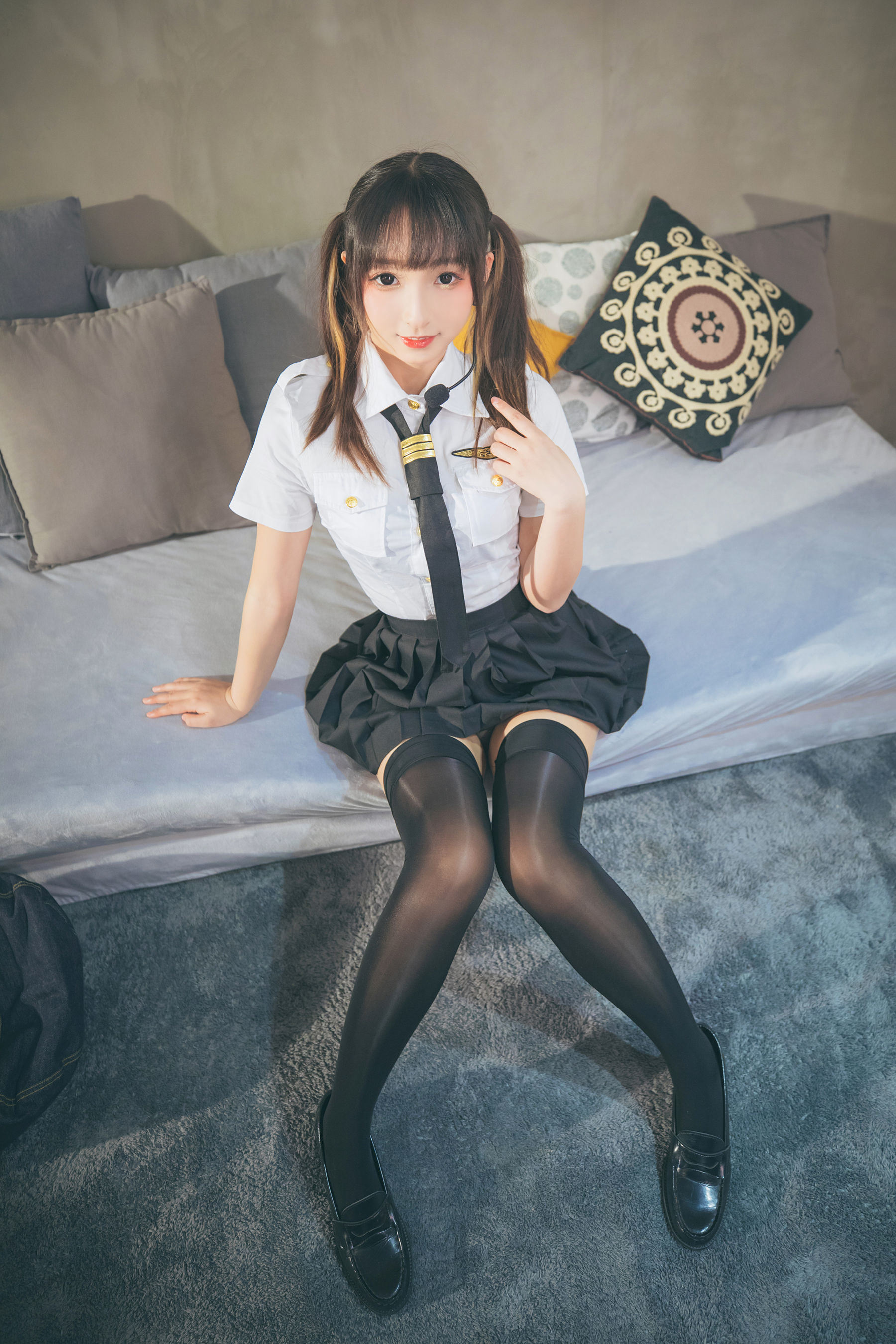 Ảnh chụp COSER Nổi tiếng]  belle ta Kagura Ban Mafuyu: Chào mừng về nhà, Chỉ huy