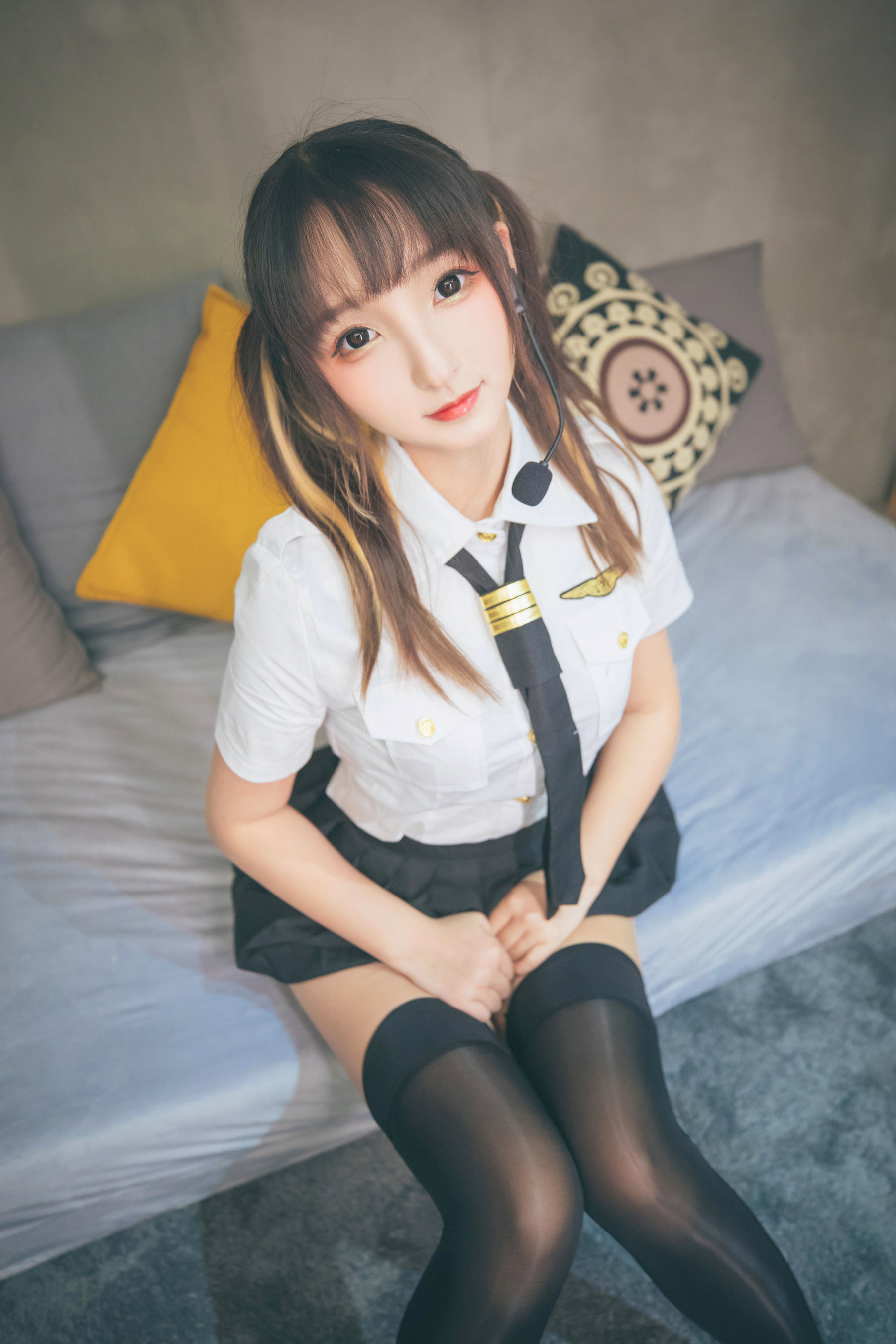 Ảnh chụp COSER Nổi tiếng]  belle ta Kagura Ban Mafuyu: Chào mừng về nhà, Chỉ huy