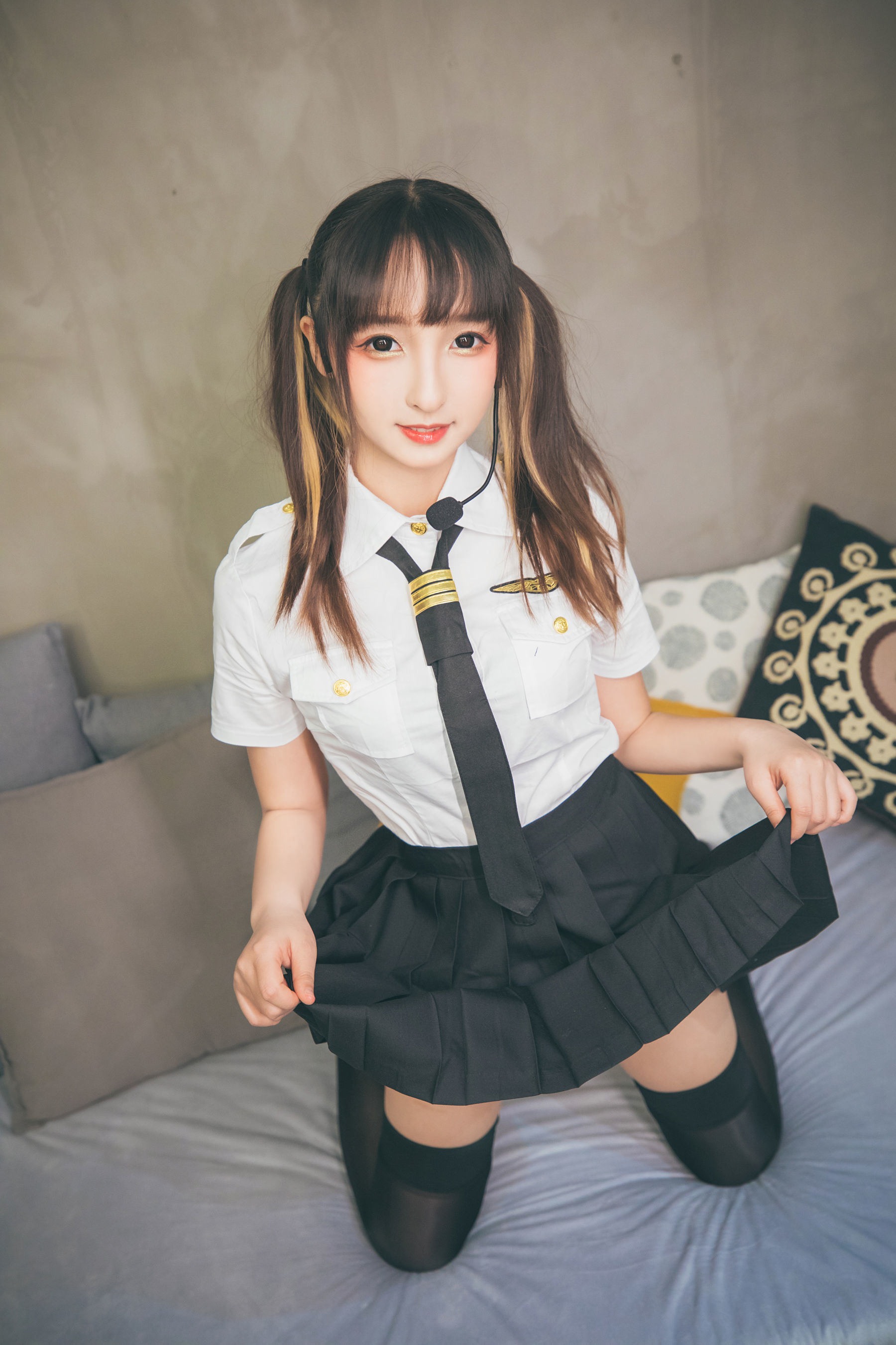 Ảnh chụp COSER Nổi tiếng]  belle ta Kagura Ban Mafuyu: Chào mừng về nhà, Chỉ huy