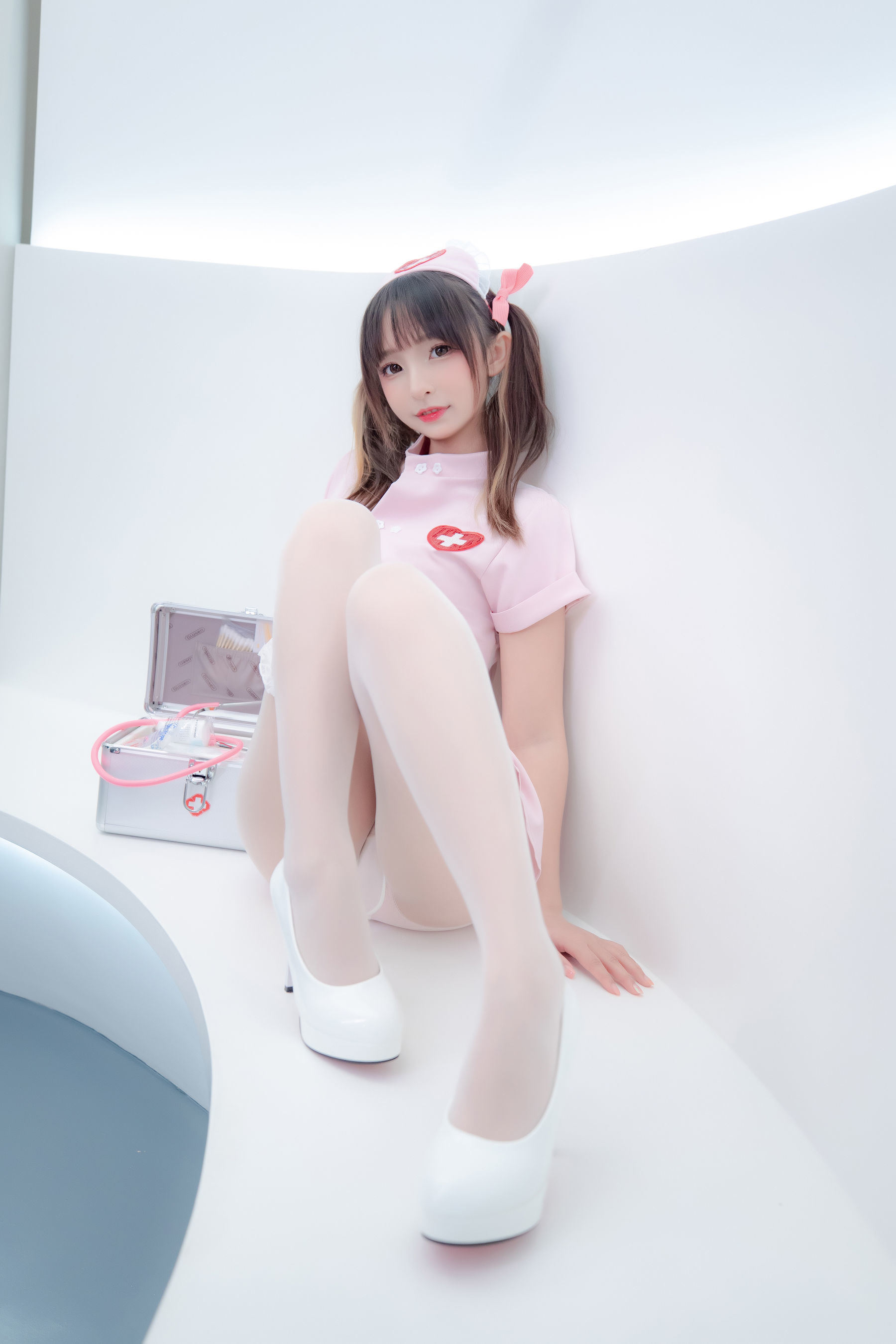 網紅 COSER 寫真] 蘿莉神樂板真冬之心身平衡