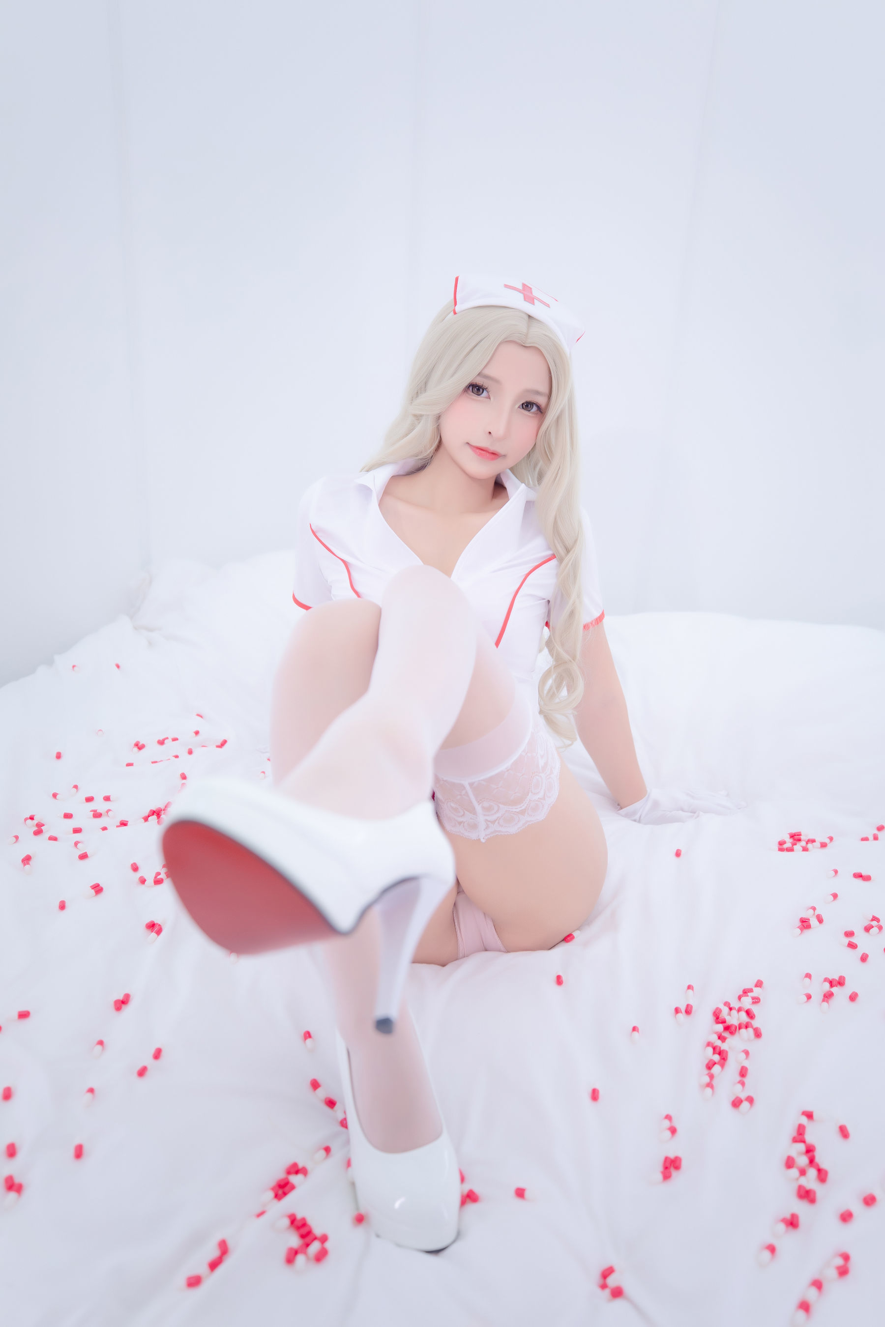 Internet Celebrity COSER Photo Album]  belle ta Kagura Ban Mafuyu's Mind and Body Balance