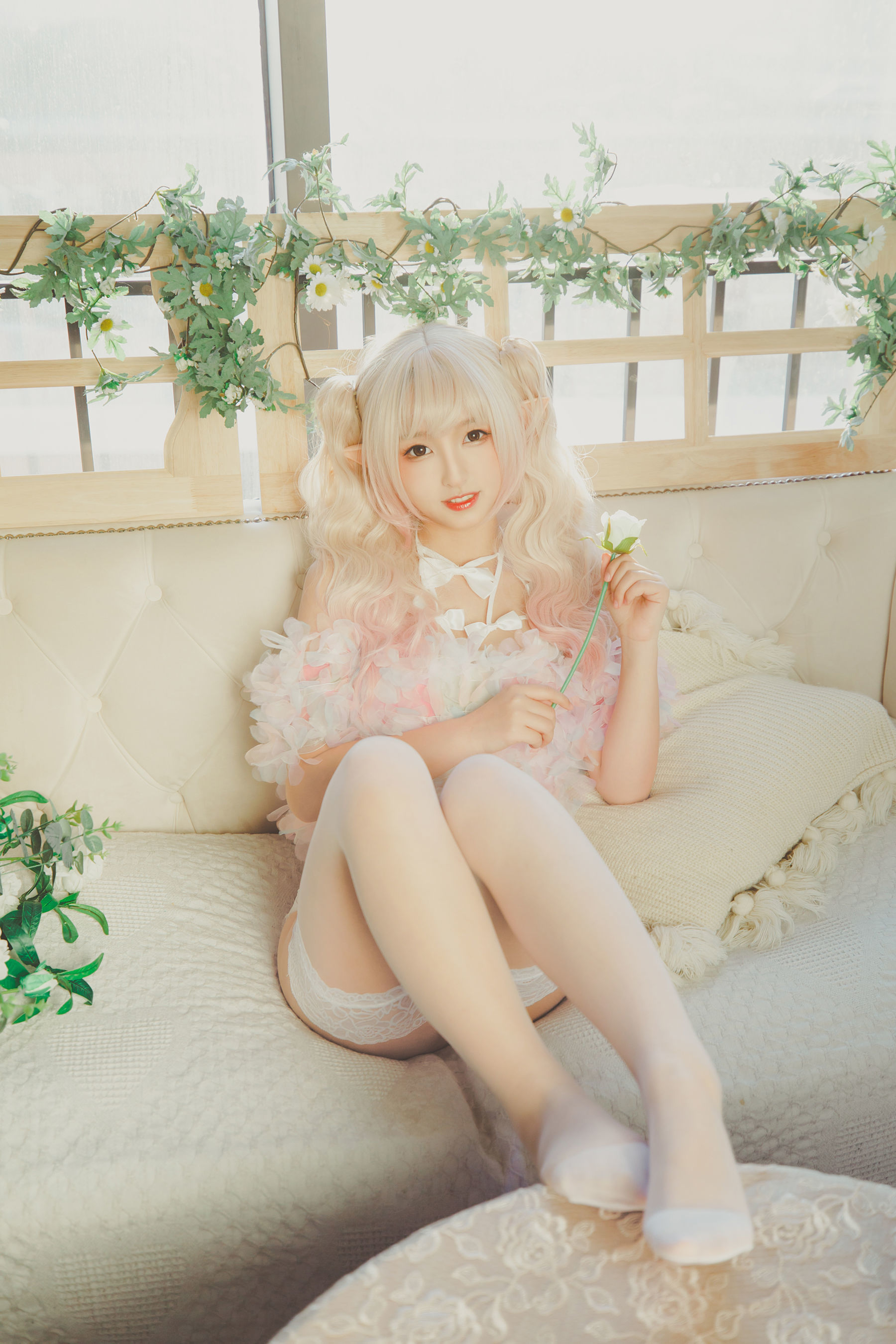 넷홍 COSER 사진] 롤리 가쿠라 반 마토이 의 부드러운 영원