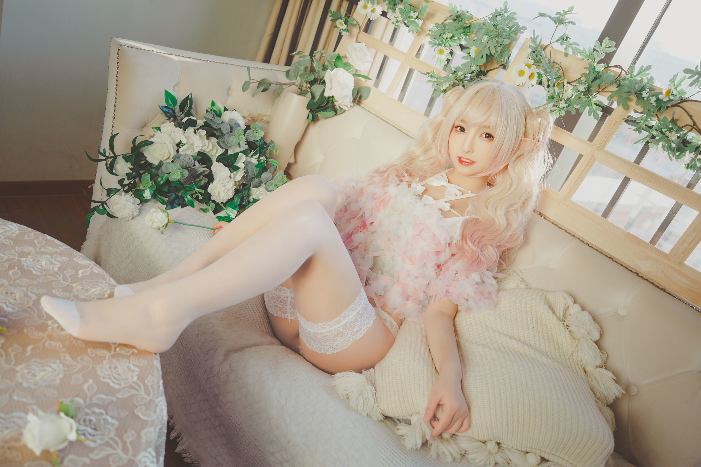 넷홍 COSER 사진] 롤리 가쿠라 반 마토이 의 부드러운 영원