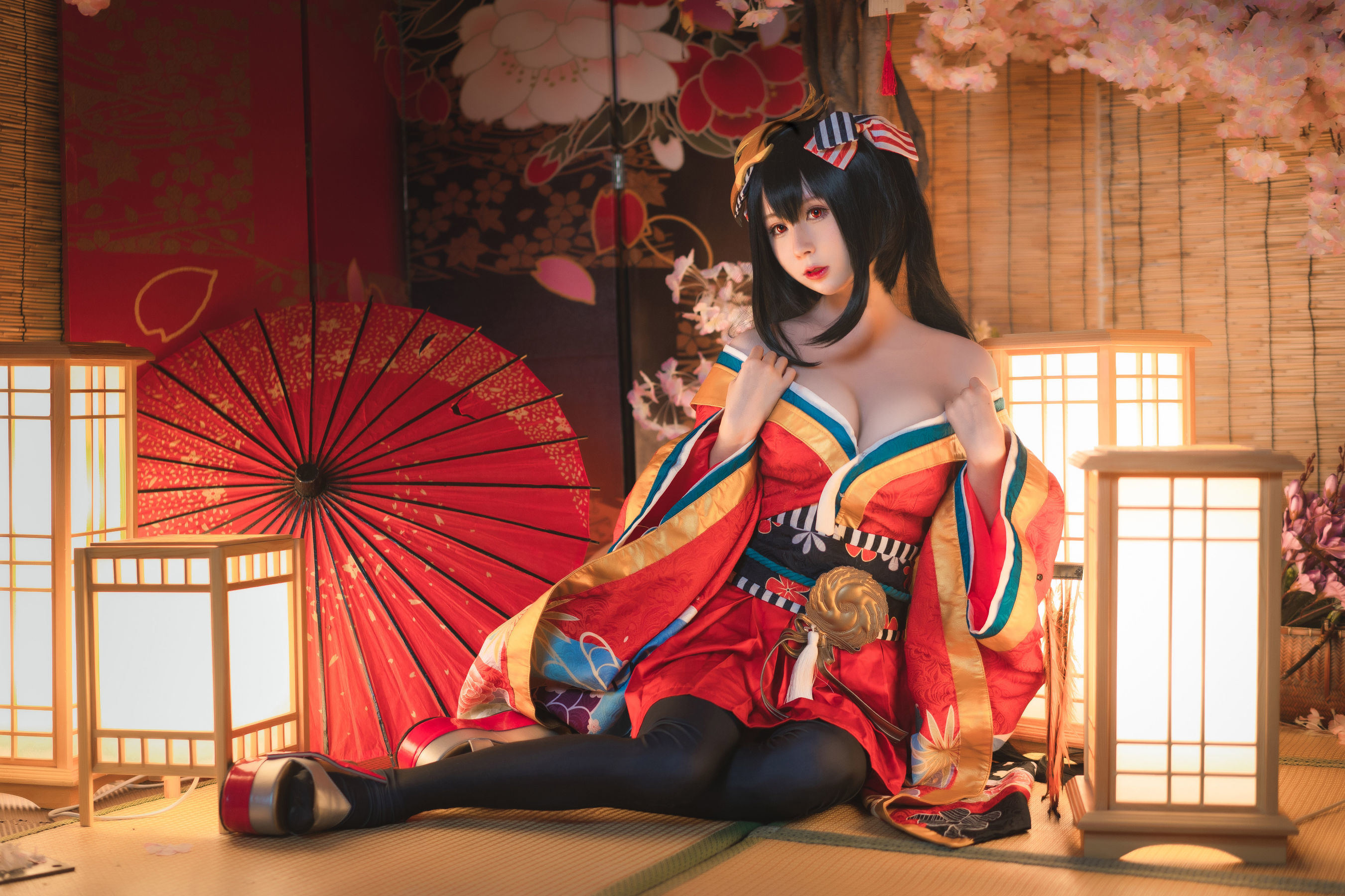 왕홍 COSER 사진] 서원사 남가 사진 - 대풍 원피