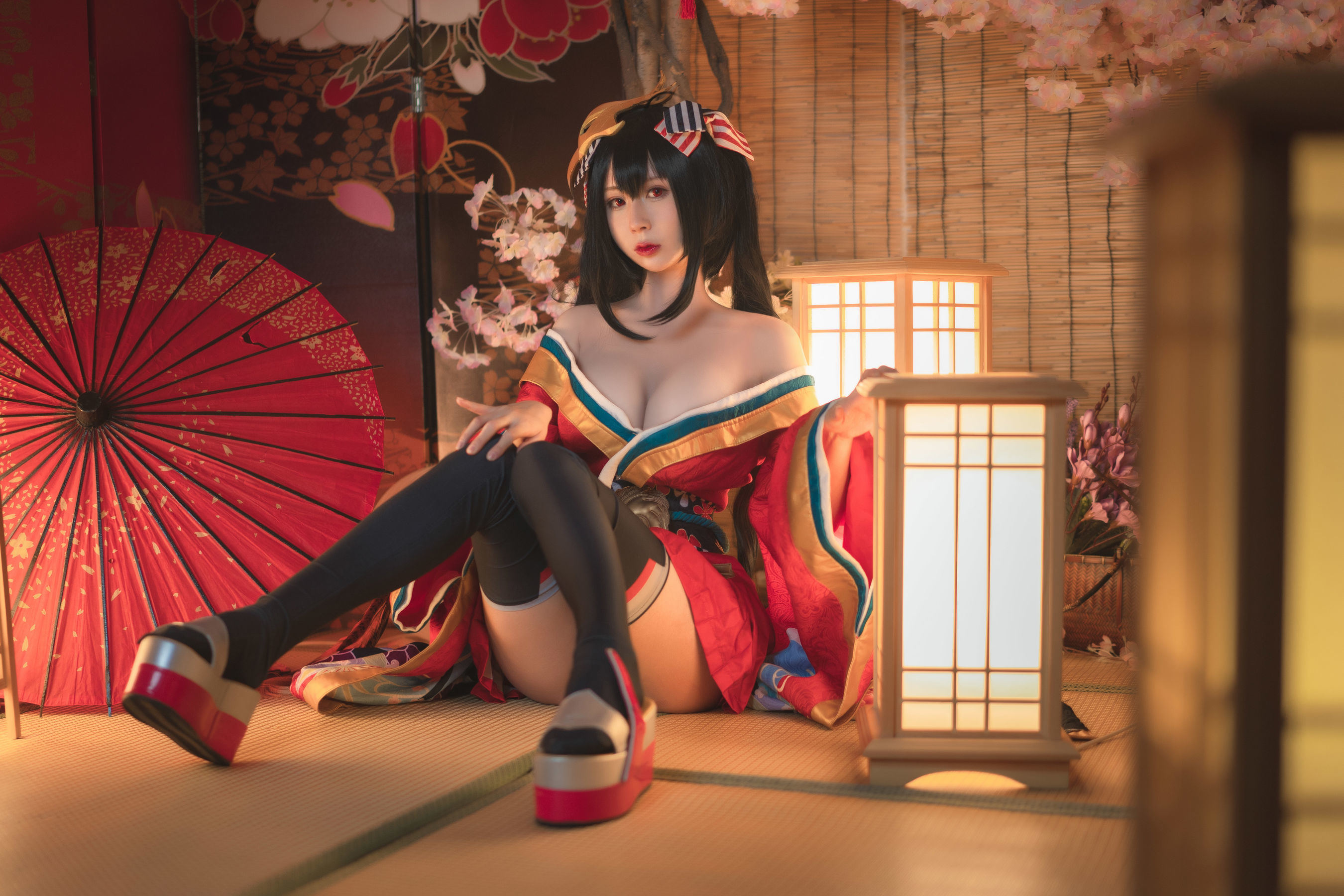 왕홍 COSER 사진] 서원사 남가 사진 - 대풍 원피