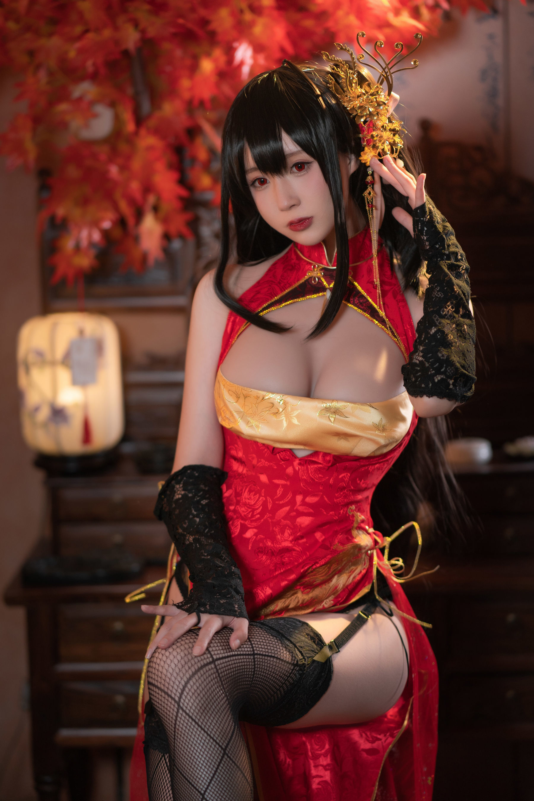 Internet Celebrity Coser Photobook] Xiyuanji Nange Photobook - Dafeng Qipao