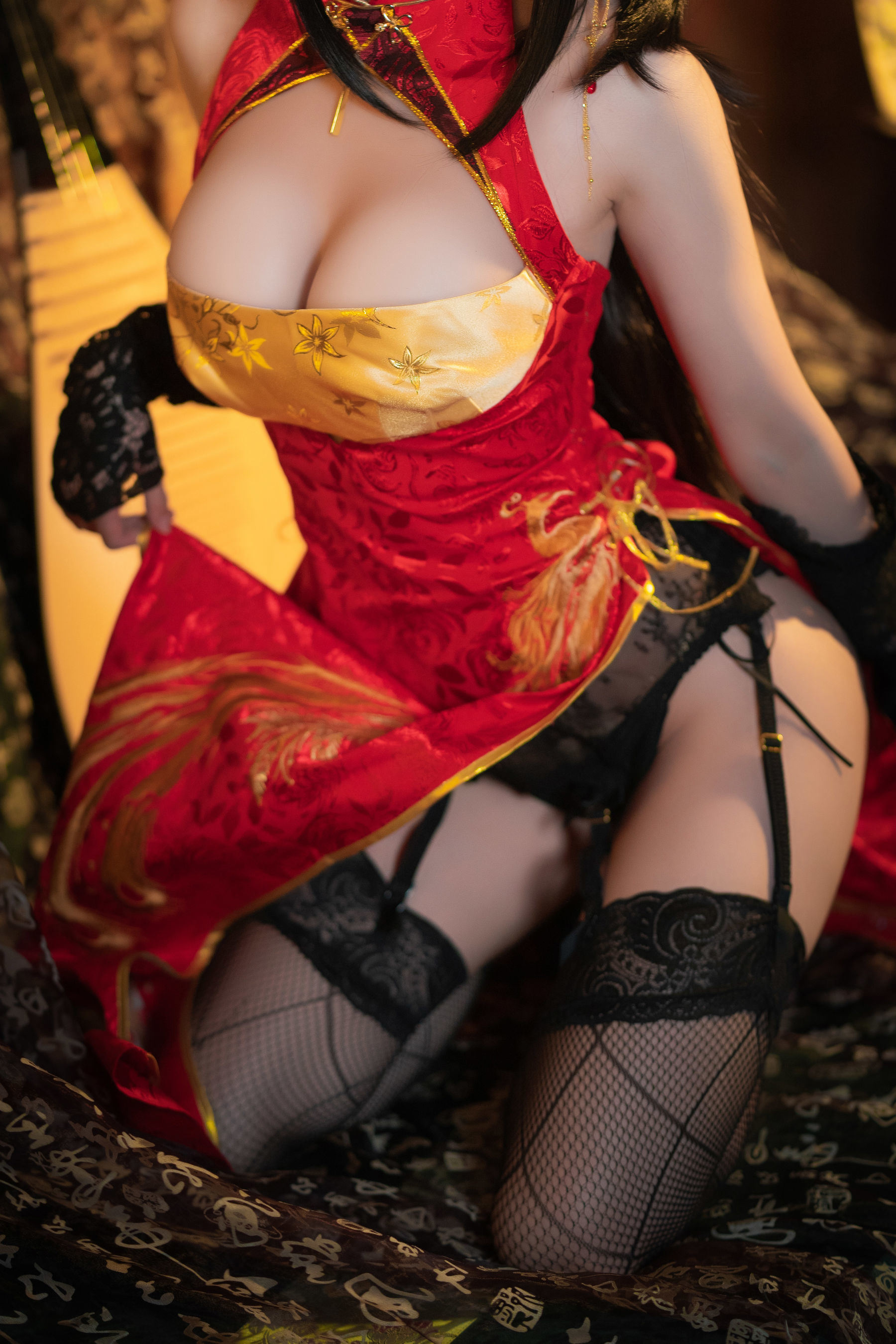 Ảnh Cosplay Net Red] Tây Viên Tự Nam Ca - Đại Phong Áo Dài Qipao