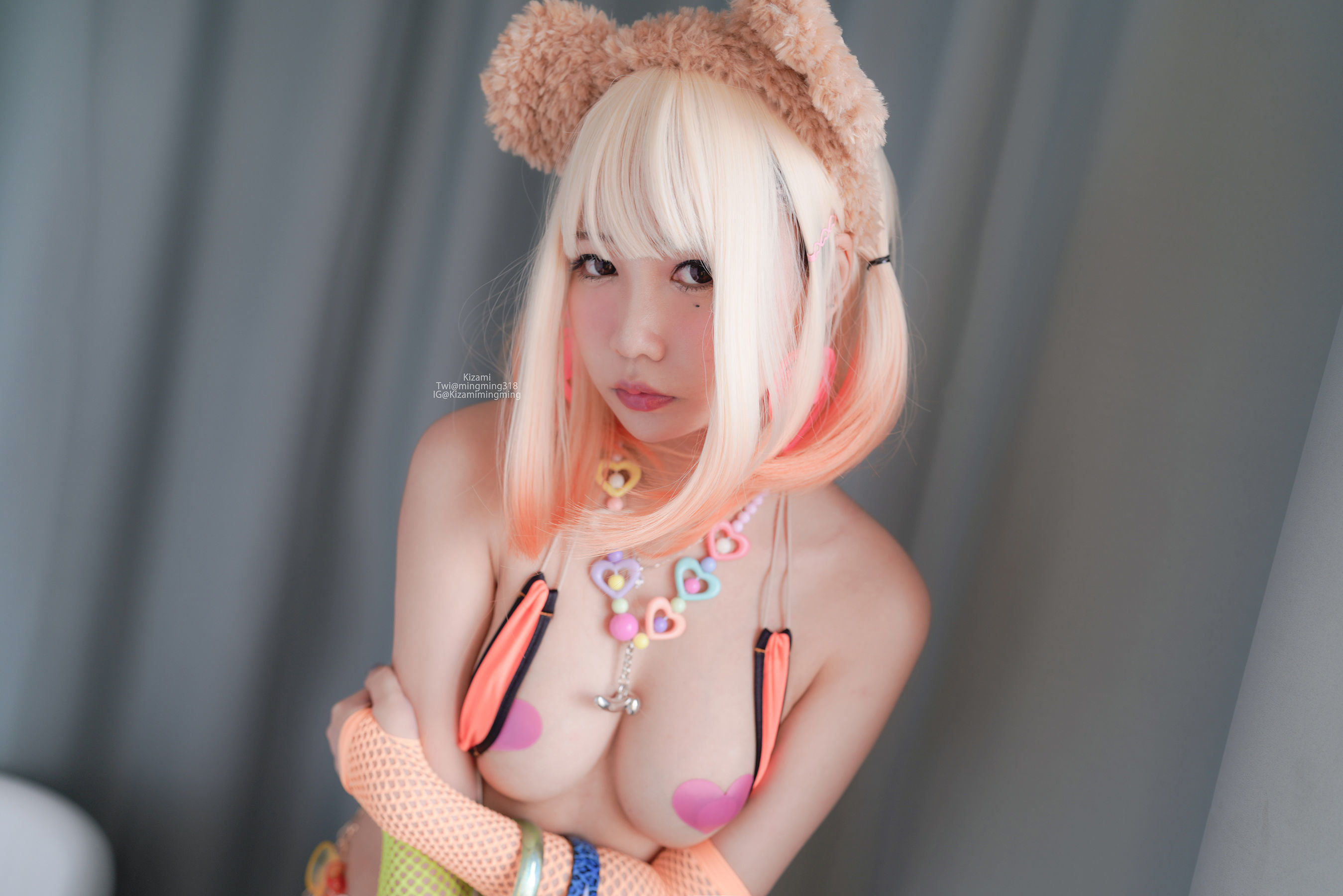 Ảnh coser của netizen nổi tiếng] Minh Minh Kizami Ảnh cơ thể - Tất lưới