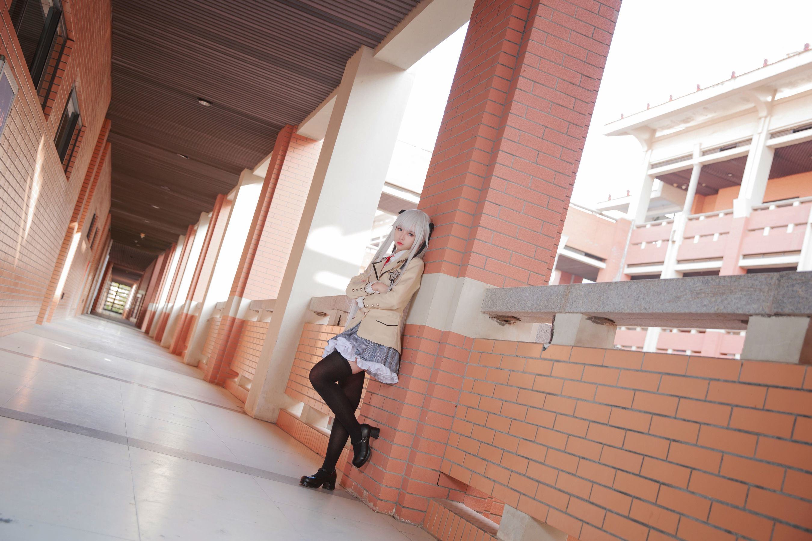 Sổ ảnh Coser Ngôi sao mạng] Blogger Anime G44 Không Bị Thương - Vụ Chi Trường Phục