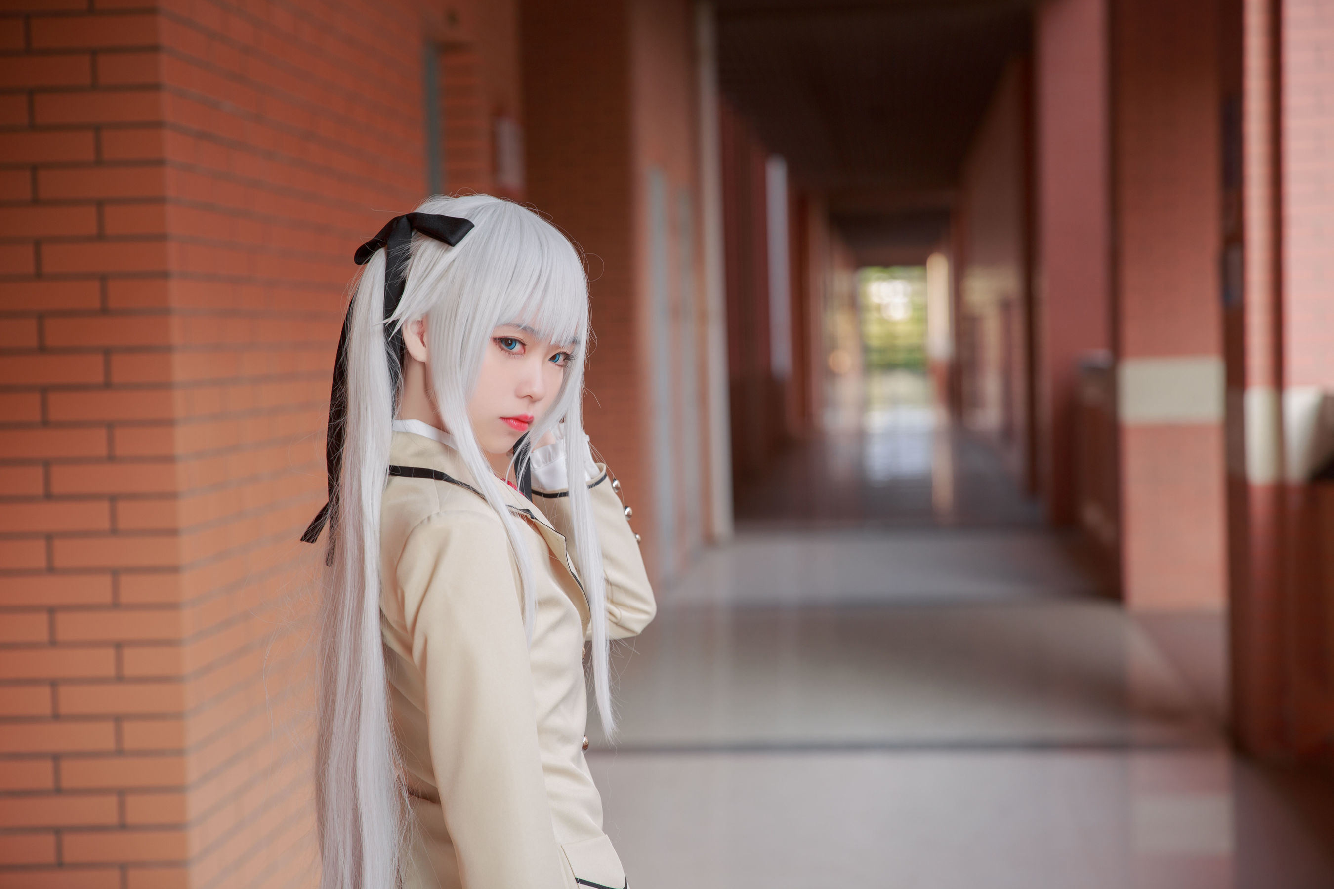 Sổ ảnh Coser Ngôi sao mạng] Blogger Anime G44 Không Bị Thương - Vụ Chi Trường Phục