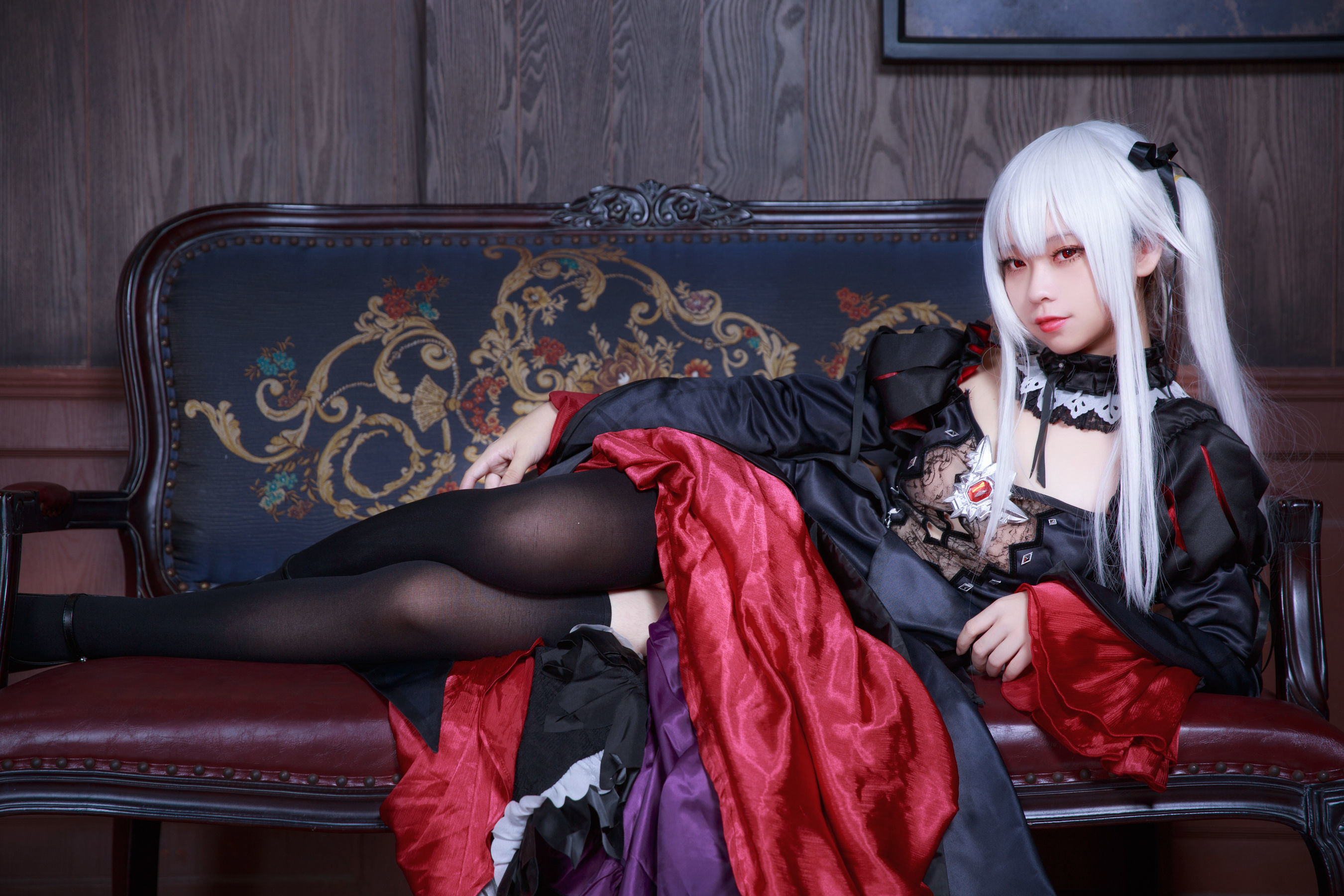 Internet Celebrity Coser Photobook] Anime Blogger G44 Will Not Get Hurt - Mist Branch Long Skirt
