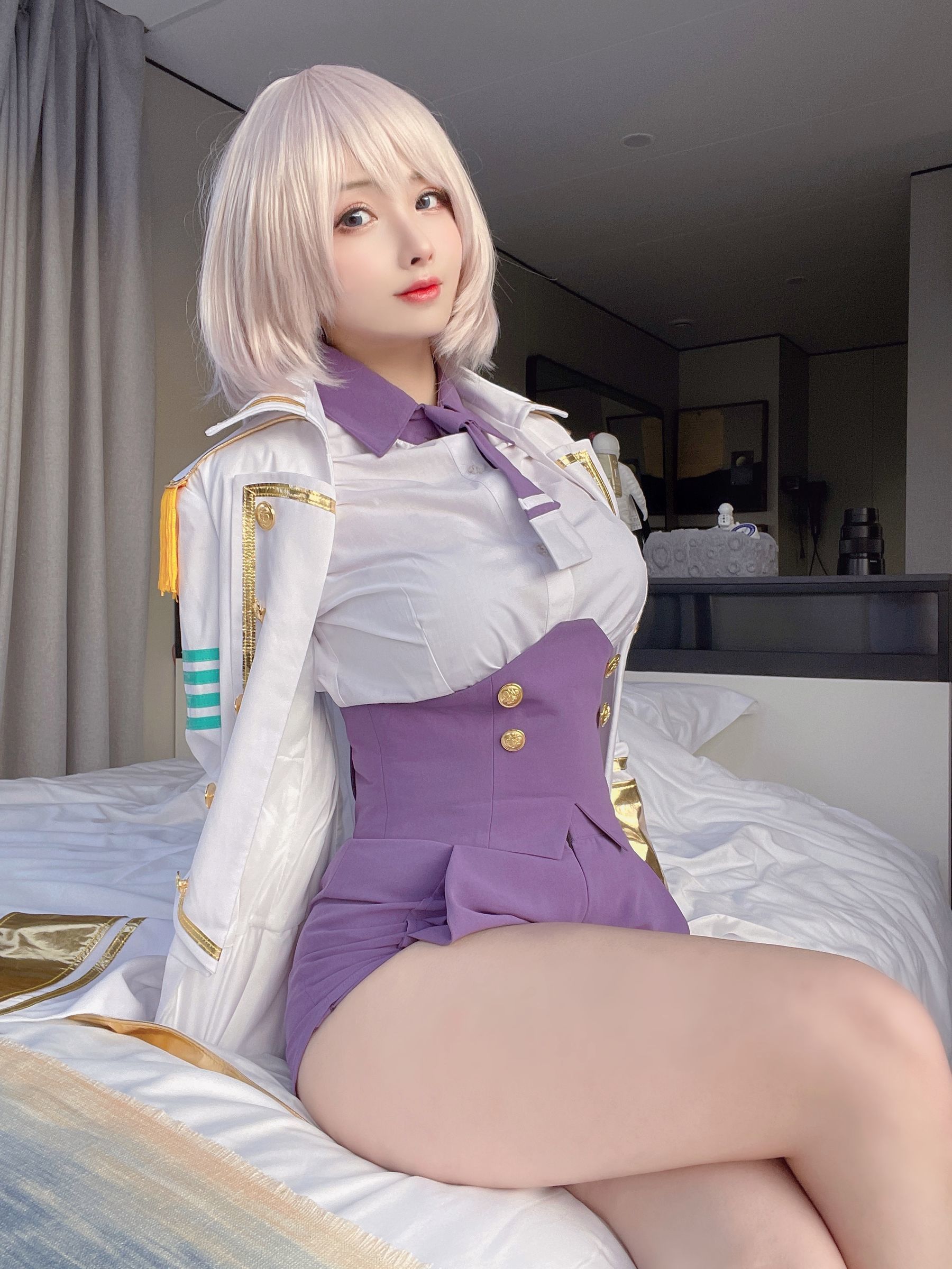 Ảnh chụp Cosplay của Netizen nổi tiếng] COS Phúc lợi Rioko Lương Lương Tử - Điện Quang Cơ Vương Hách