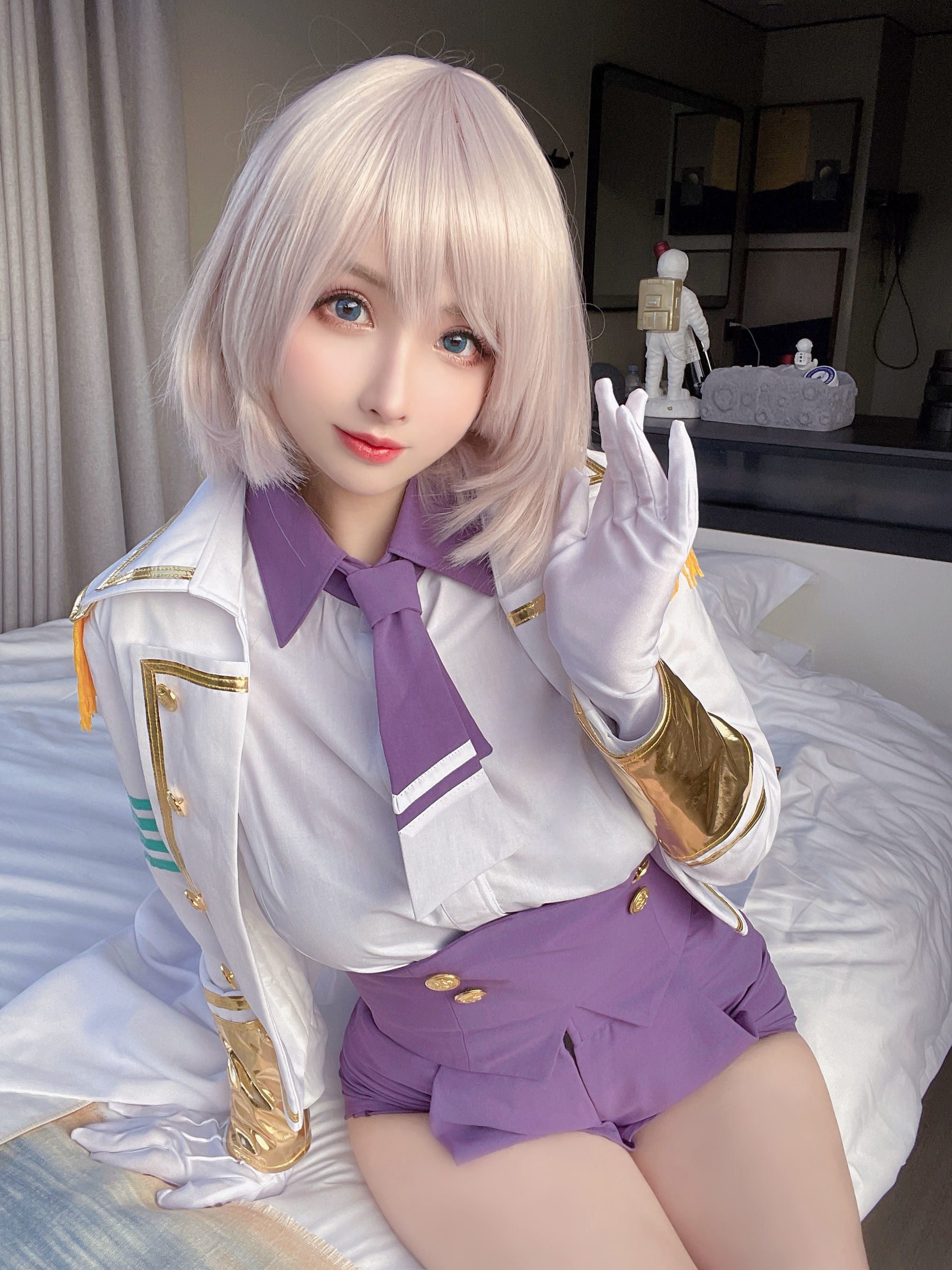 Ảnh chụp Cosplay của Netizen nổi tiếng] COS Phúc lợi Rioko Lương Lương Tử - Điện Quang Cơ Vương Hách