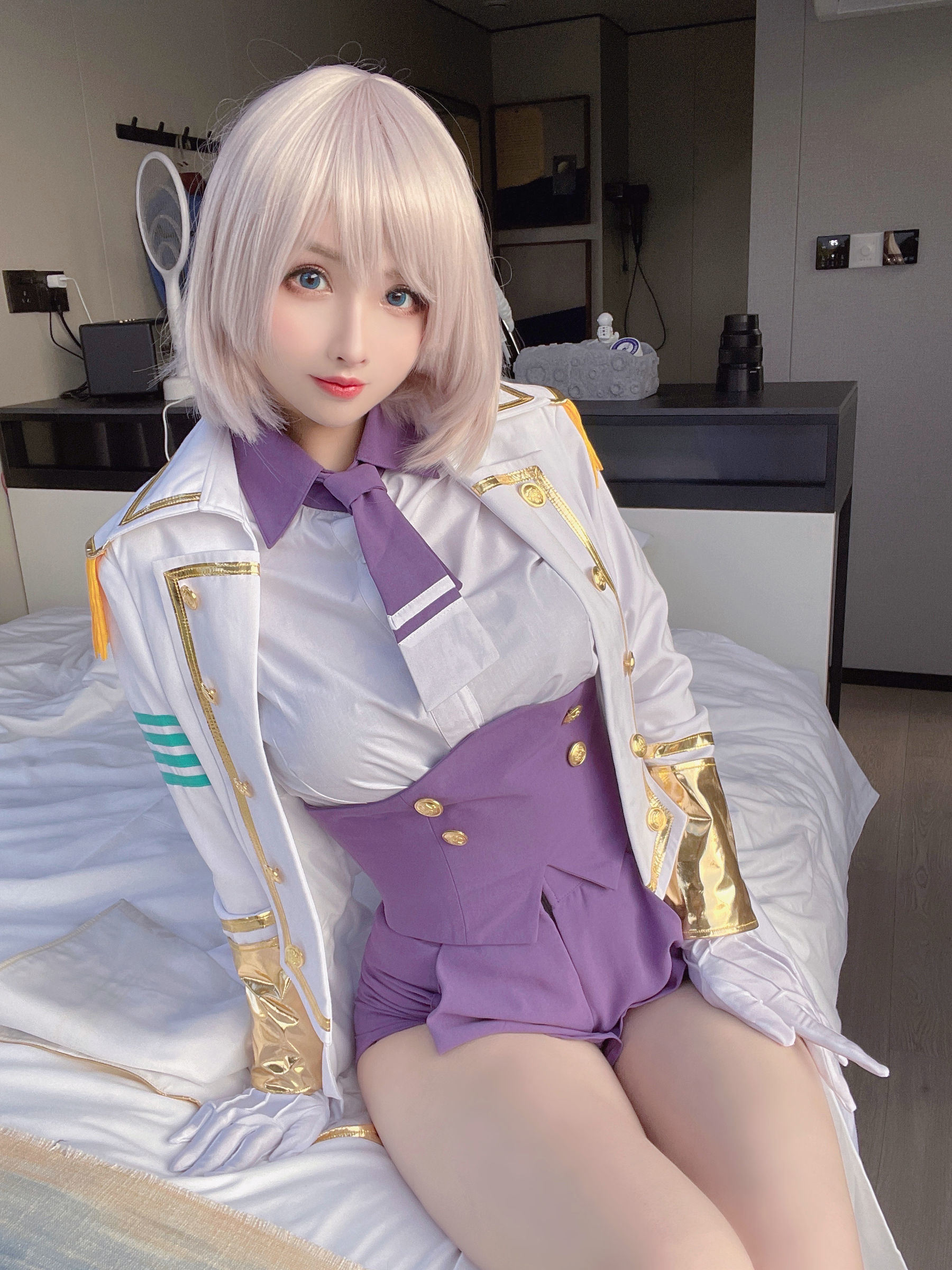 Ảnh chụp Cosplay của Netizen nổi tiếng] COS Phúc lợi Rioko Lương Lương Tử - Điện Quang Cơ Vương Hách