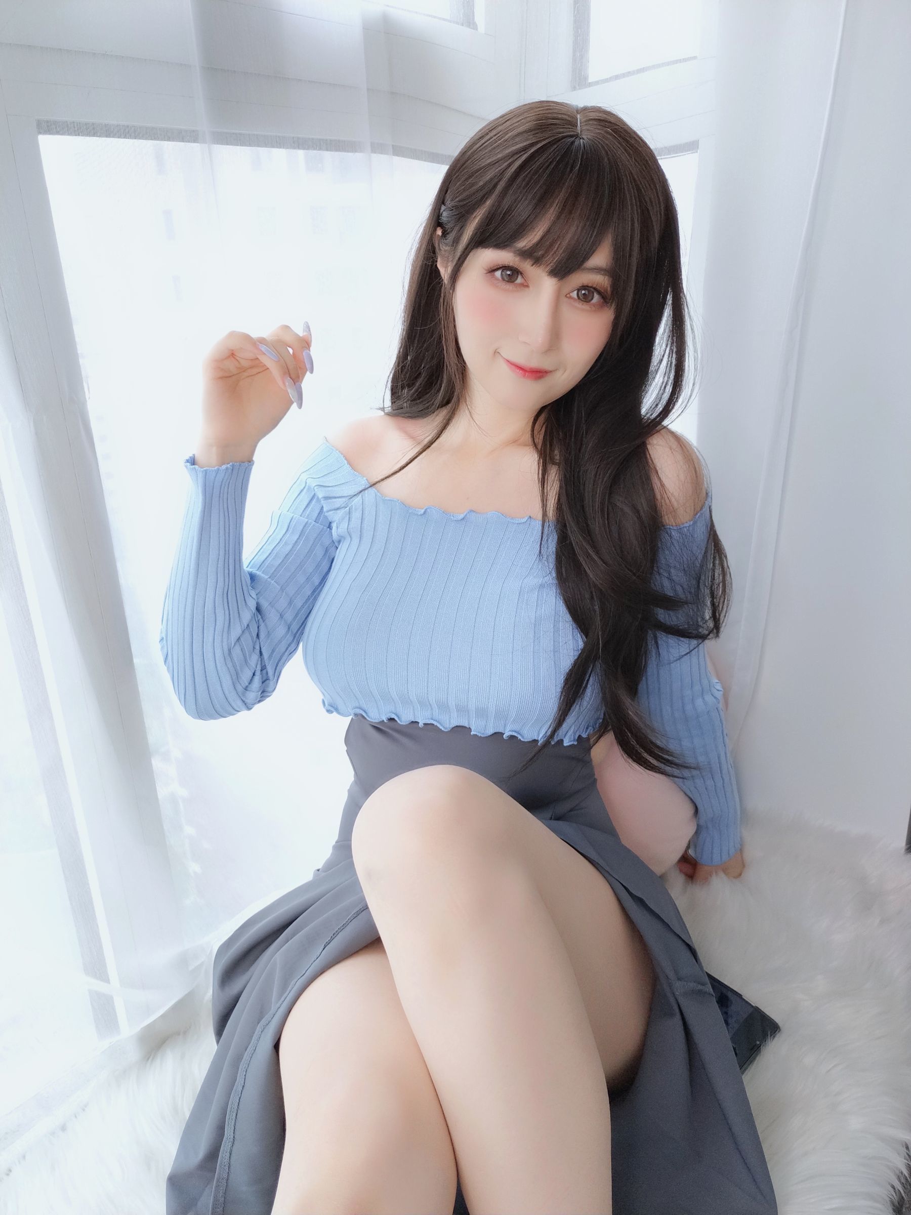 網紅 COSER 寫真] Coser 小姐姐 白銀 - 吉他 妹妹