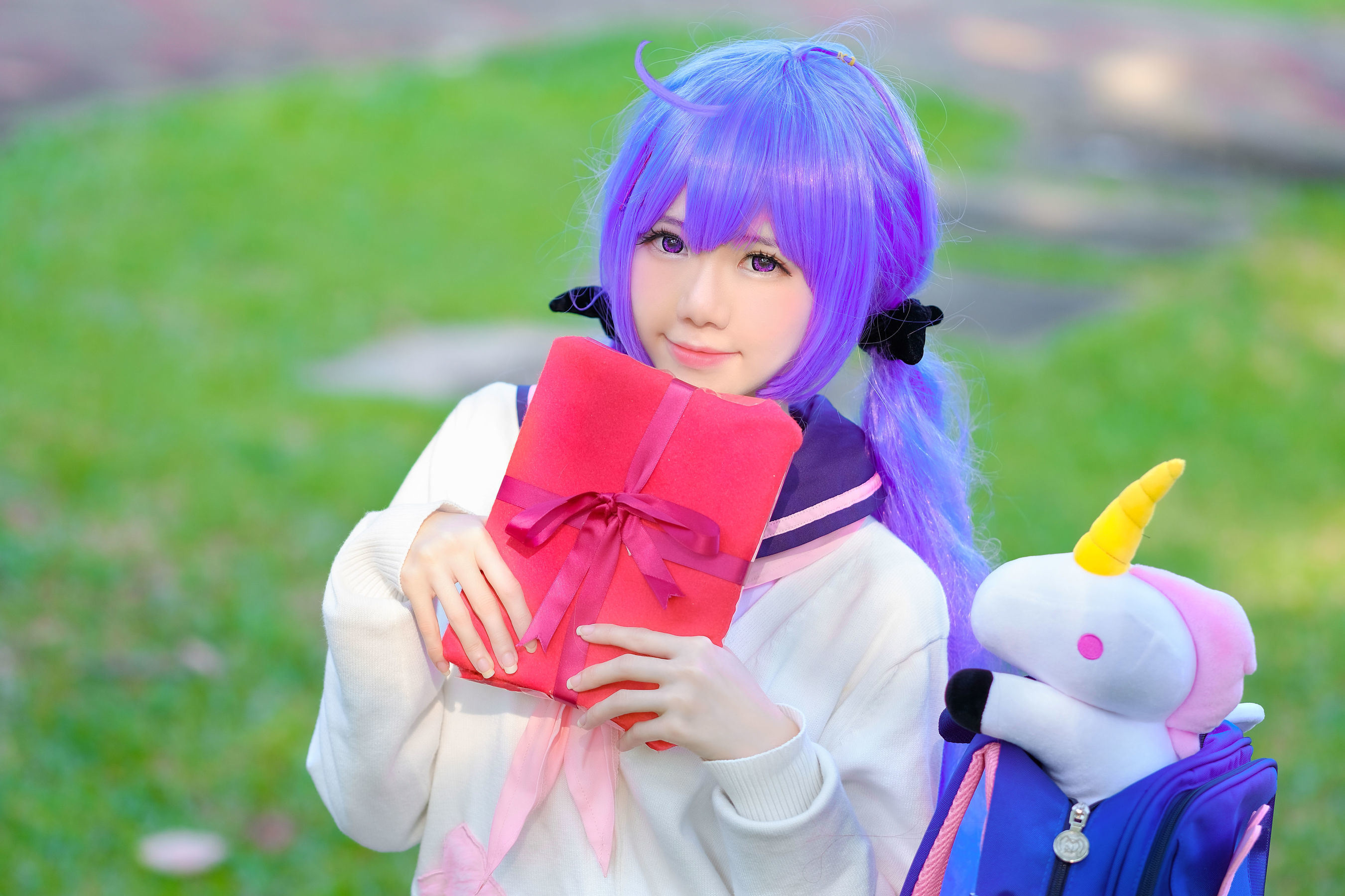[网红COSER写真] Sally Dorasnow - Unicorn JK Set