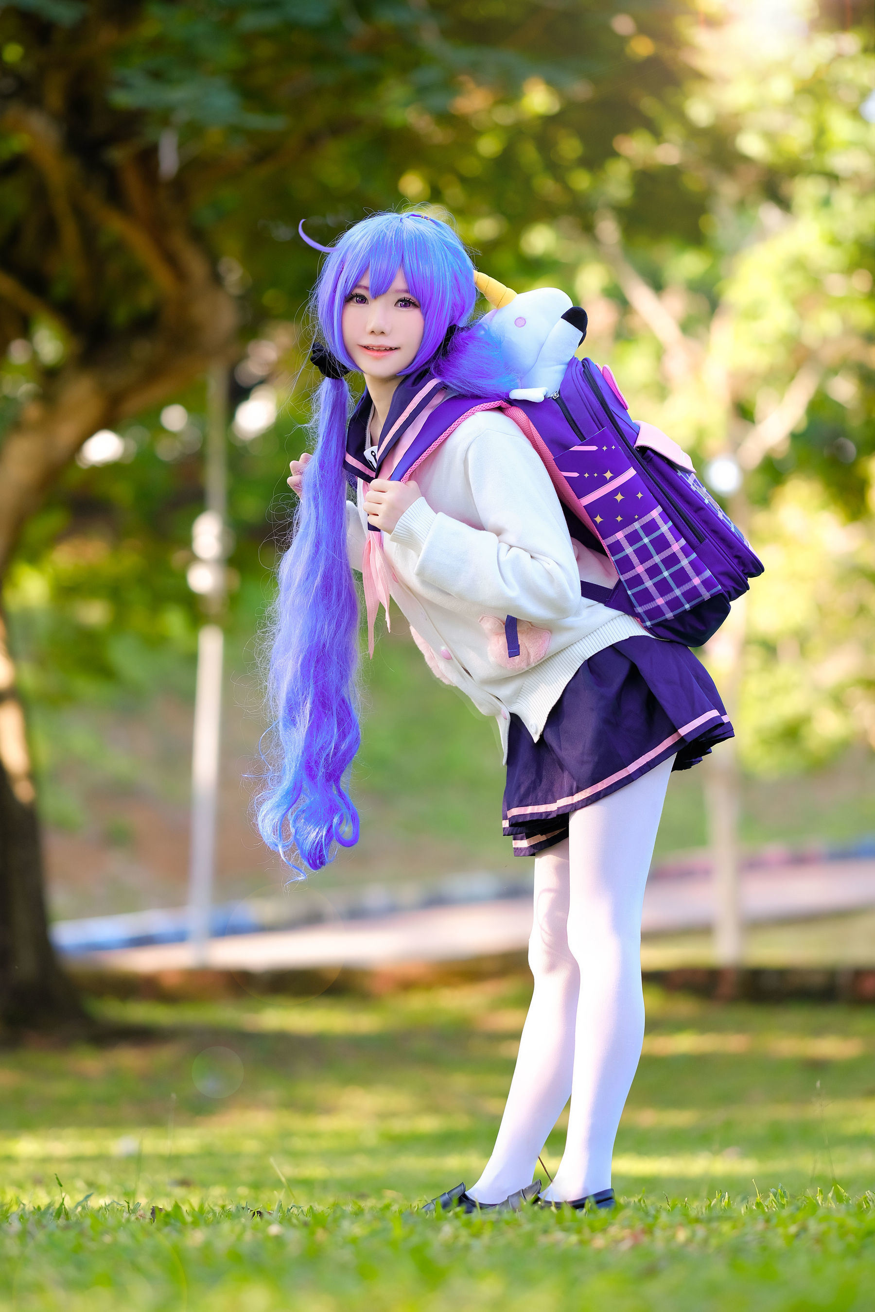 [网红COSER写真] Sally Dorasnow - Unicorn JK Set