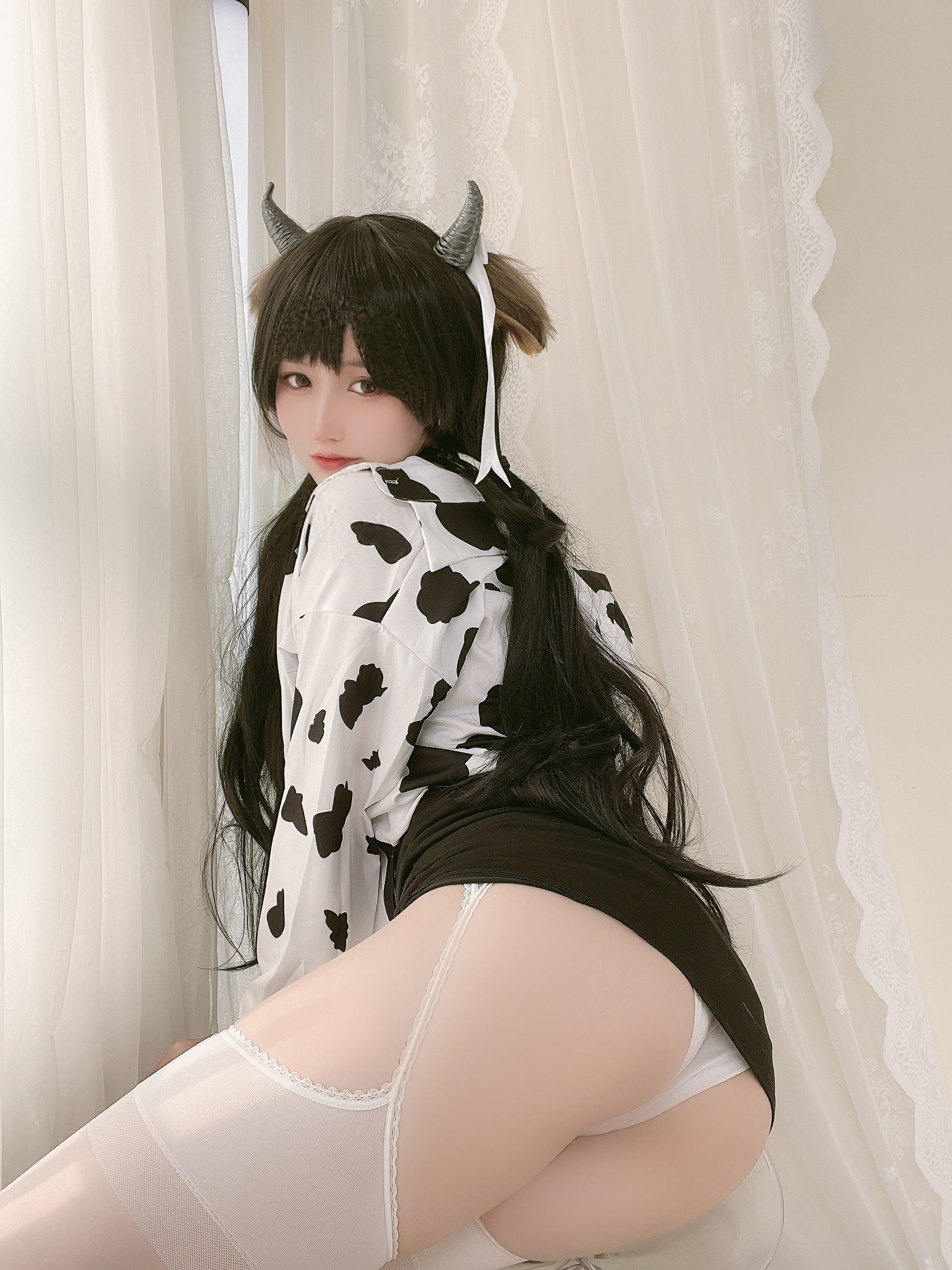 Ảnh chụp COSER nổi tiếng] Blogger anime Ogura Chiyo w - Áo sơ mi bò