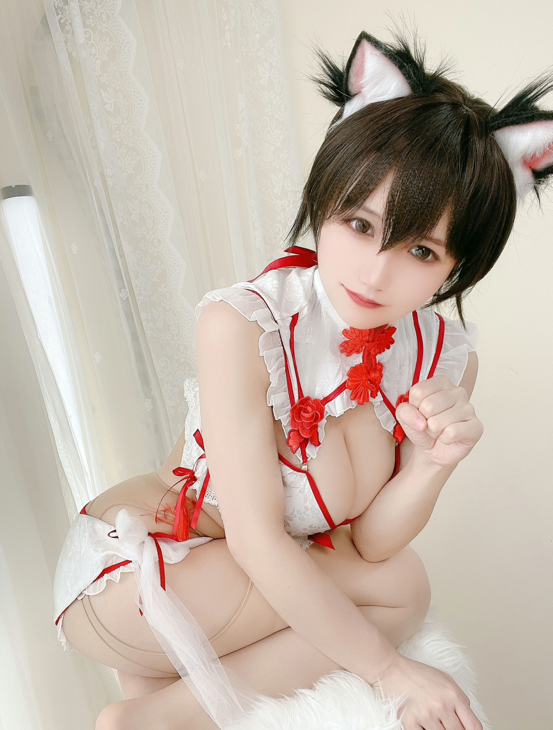 Ảnh chụp cosplayer nổi tiếng mạng] Blogger anime Ogura Chiyo w - Tóc ngắn tai mèo