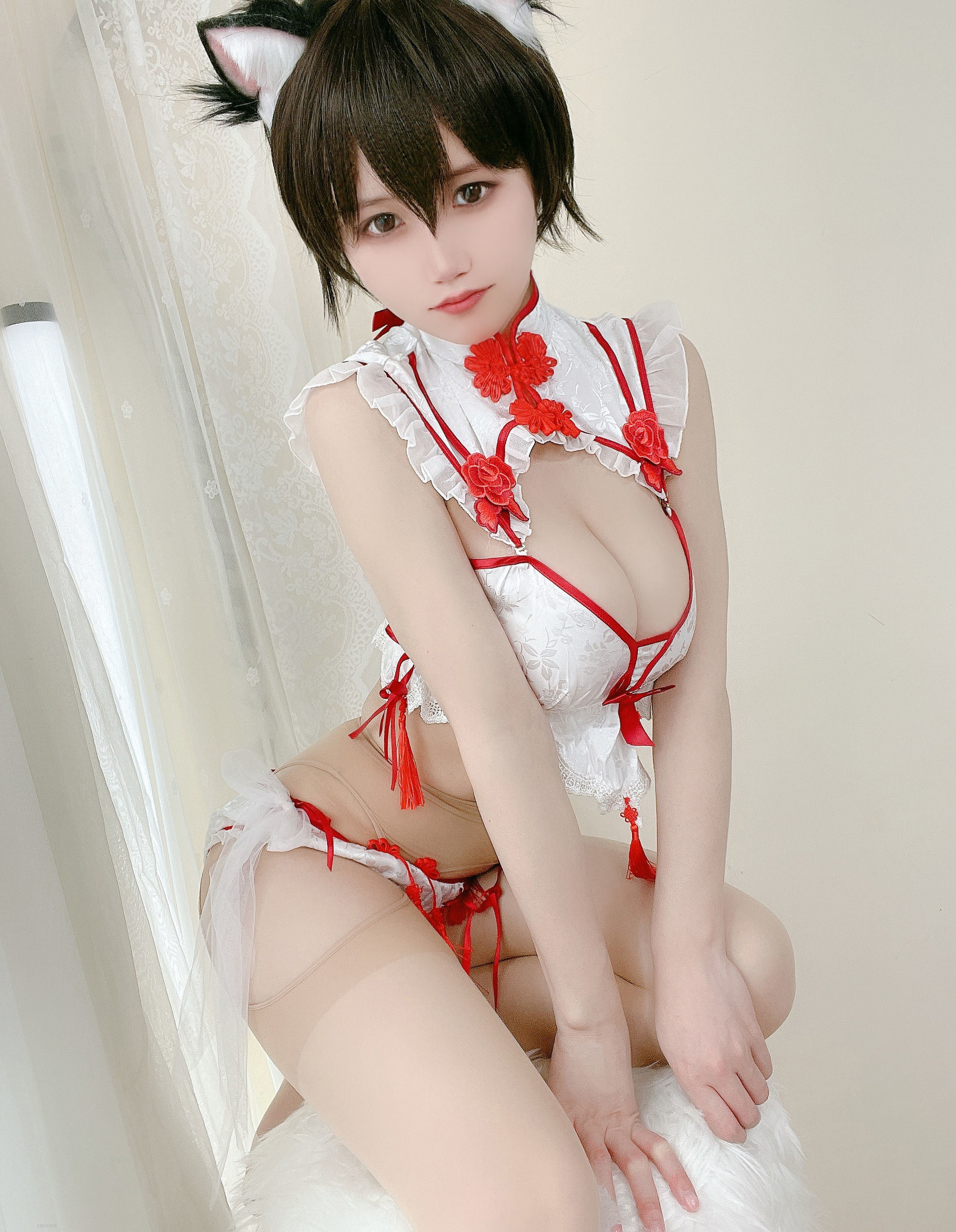 Ảnh chụp cosplayer nổi tiếng mạng] Blogger anime Ogura Chiyo w - Tóc ngắn tai mèo