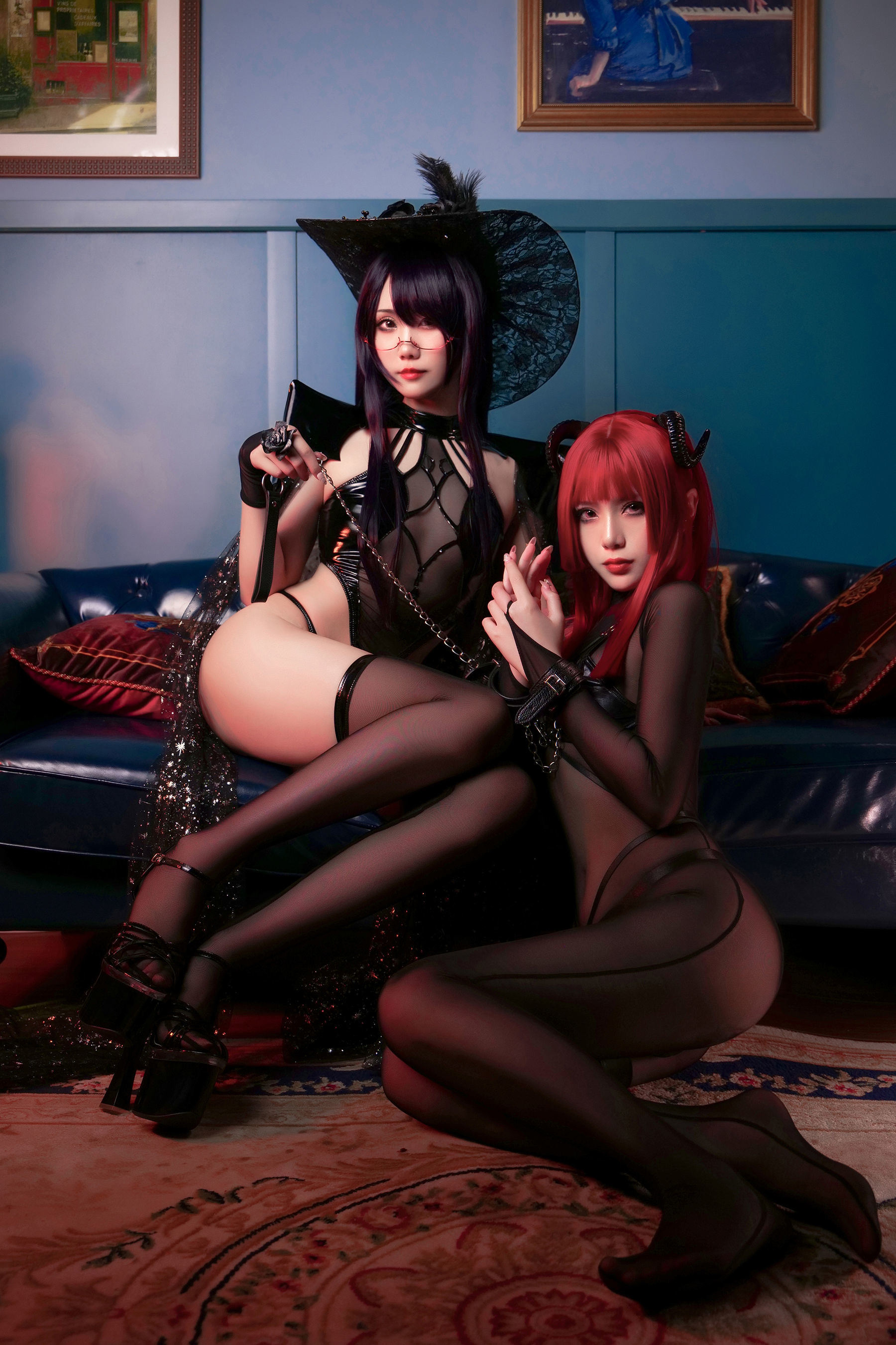 Ảnh Tập Coser Nổi Tiếng] Blogger Hoạt Hình Hiểu Mỹ Ma & Dương Đại Chân Nhân - Hội Ngộ Phù Thủy