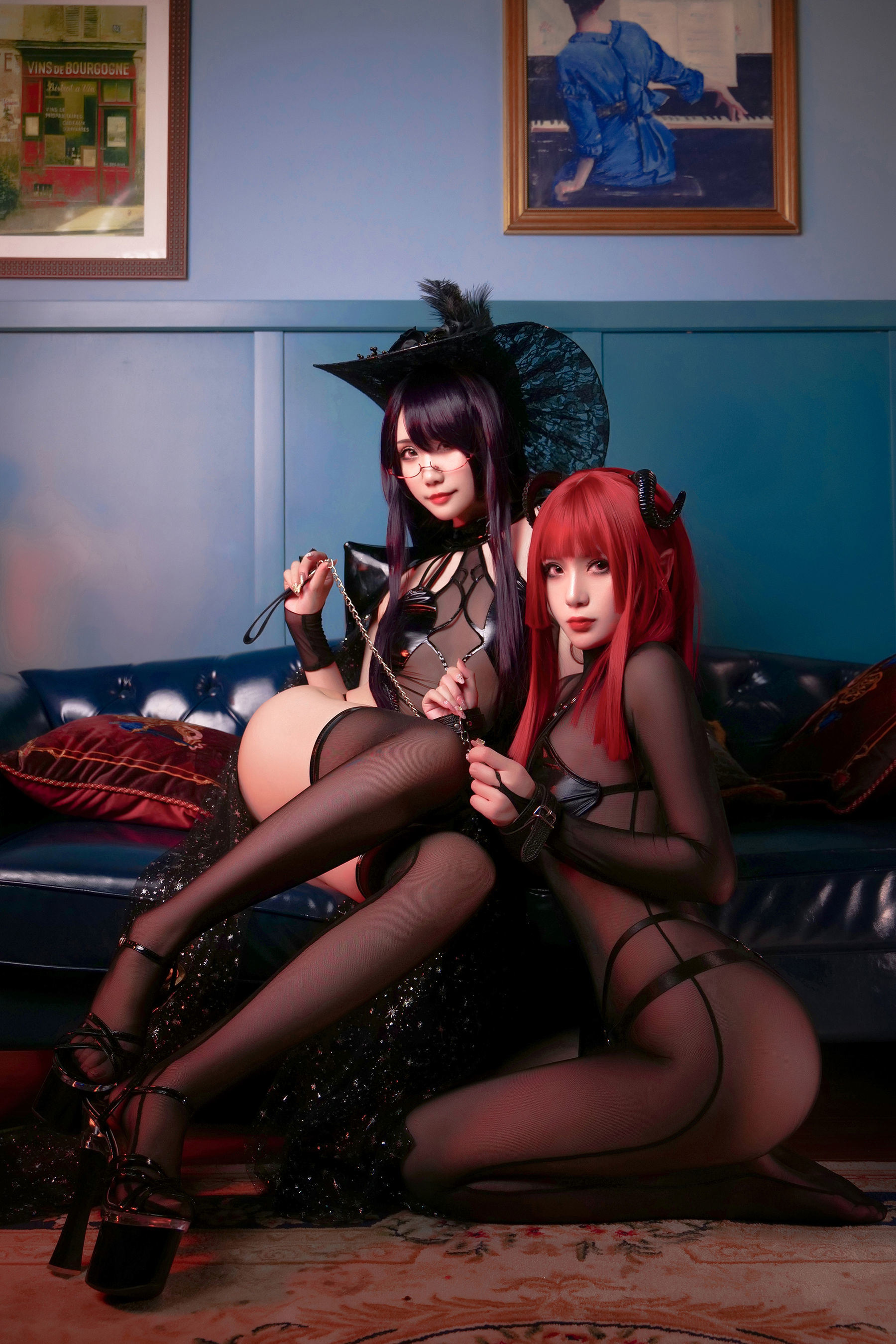 Ảnh Tập Coser Nổi Tiếng] Blogger Hoạt Hình Hiểu Mỹ Ma & Dương Đại Chân Nhân - Hội Ngộ Phù Thủy