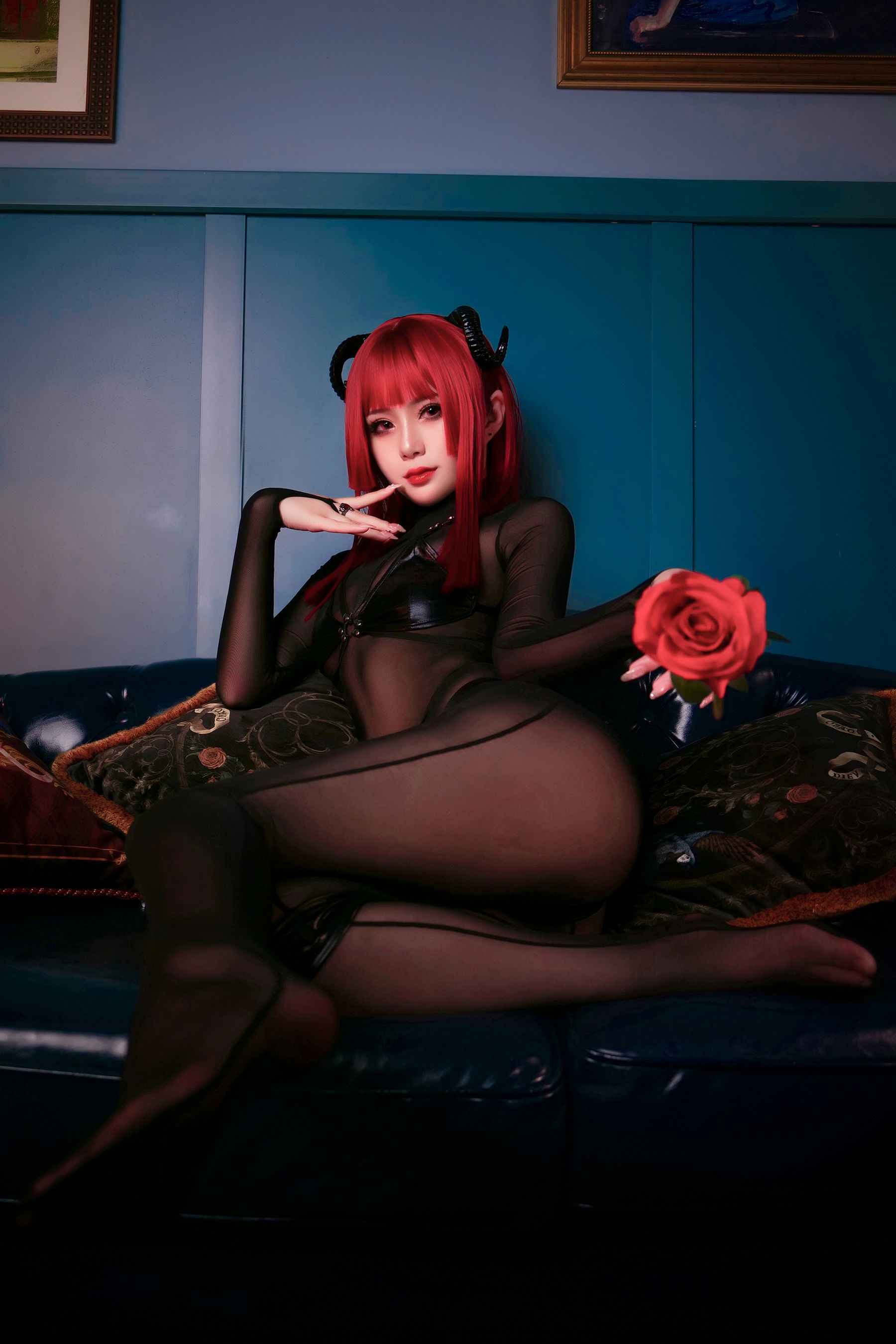 網紅COSER寫真] 動漫博主曉美媽&羊大真人 - 魔女集會