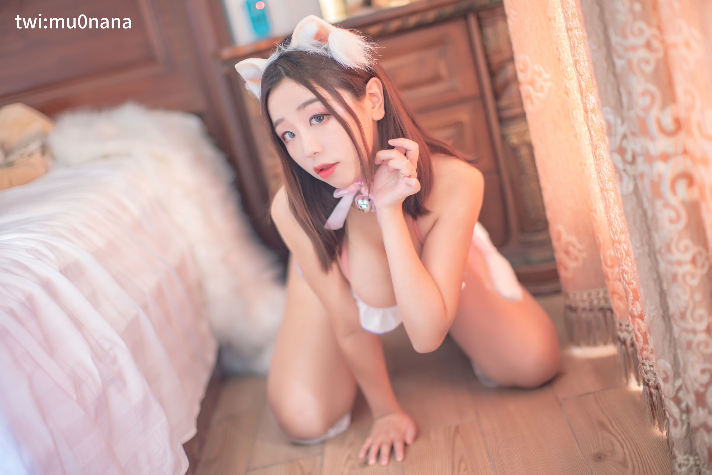 Ảnh Tập Coser Ngôi Sao Mạng] Blogger Anime Mục Linh Mu0 - Suối Nước Nóng 2