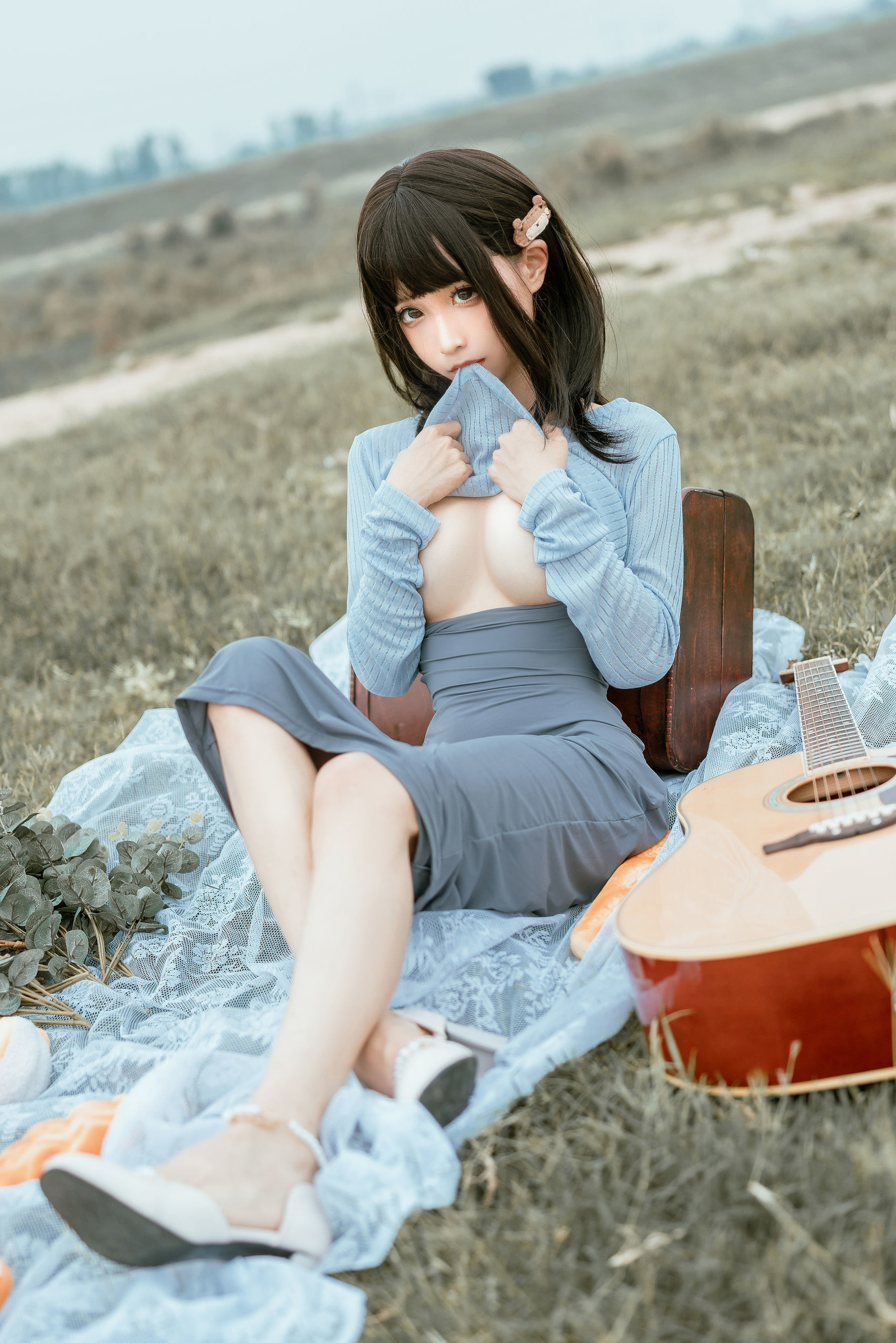 Internet Celebrity COSER Photo] Anime Blogger Chun Mo Mo - Guitar Sister