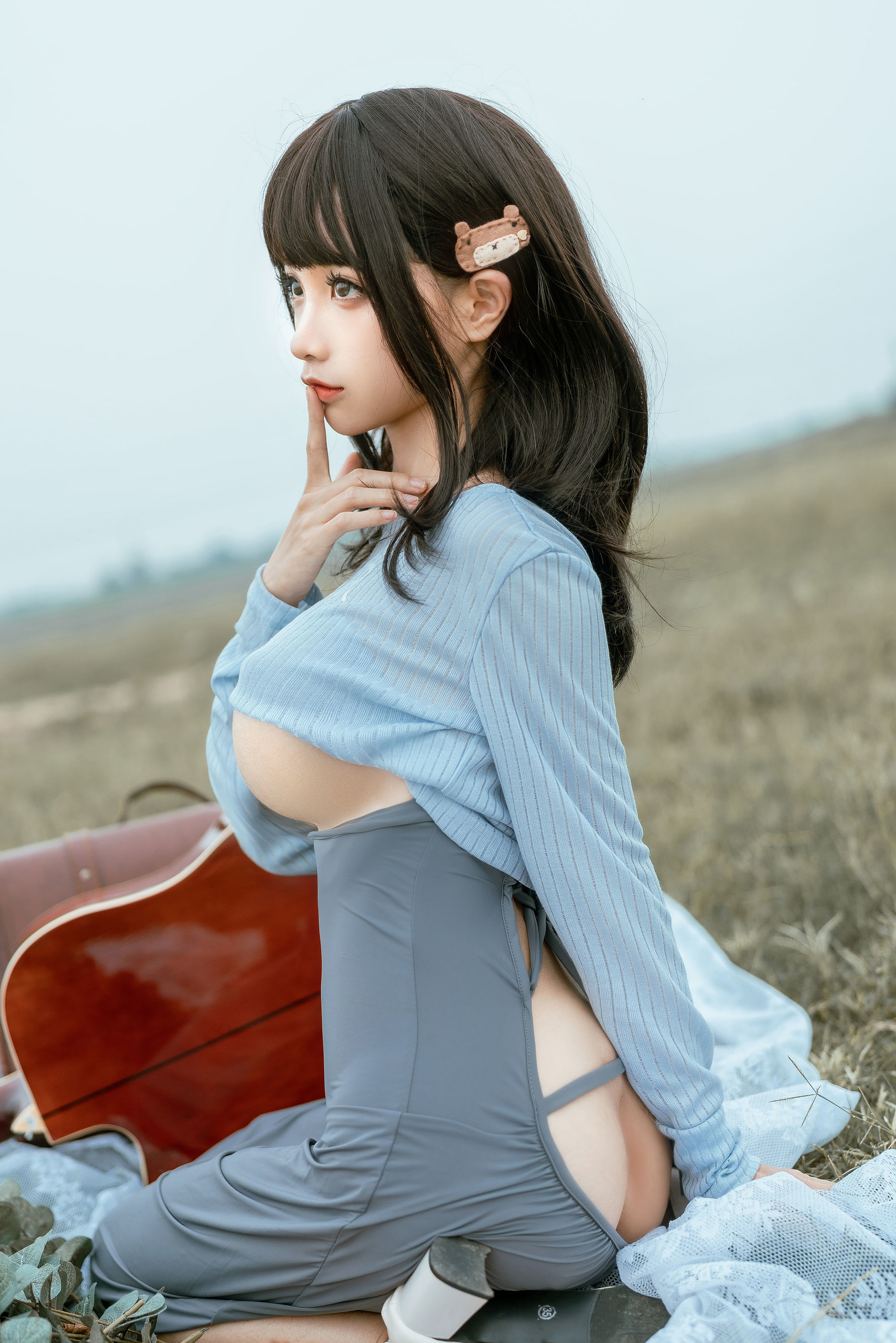 網紅COSER寫真] 動漫博主蠢沫沫 - 吉他妹妹
