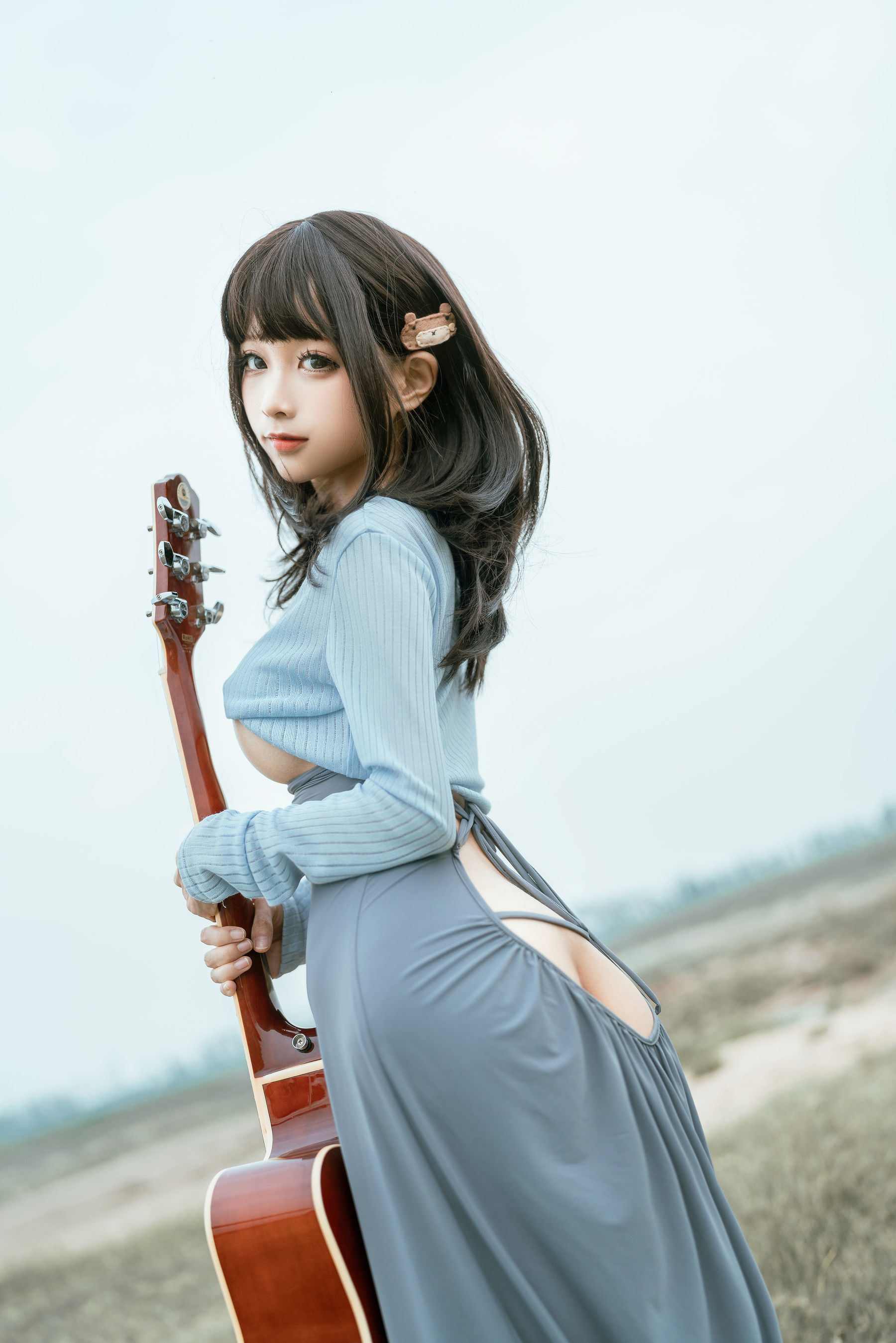 Internet Celebrity COSER Photo] Anime Blogger Chun Mo Mo - Guitar Sister