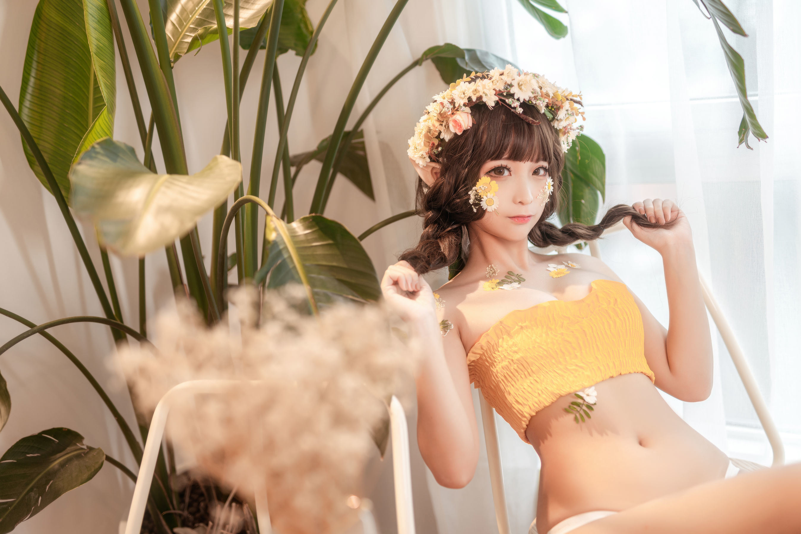 Ảnh chân dung COSER nổi tiếng mạng] Blogger anime Stun Mo Mo - Vương quốc Tai Nhọn Hoa Tiên