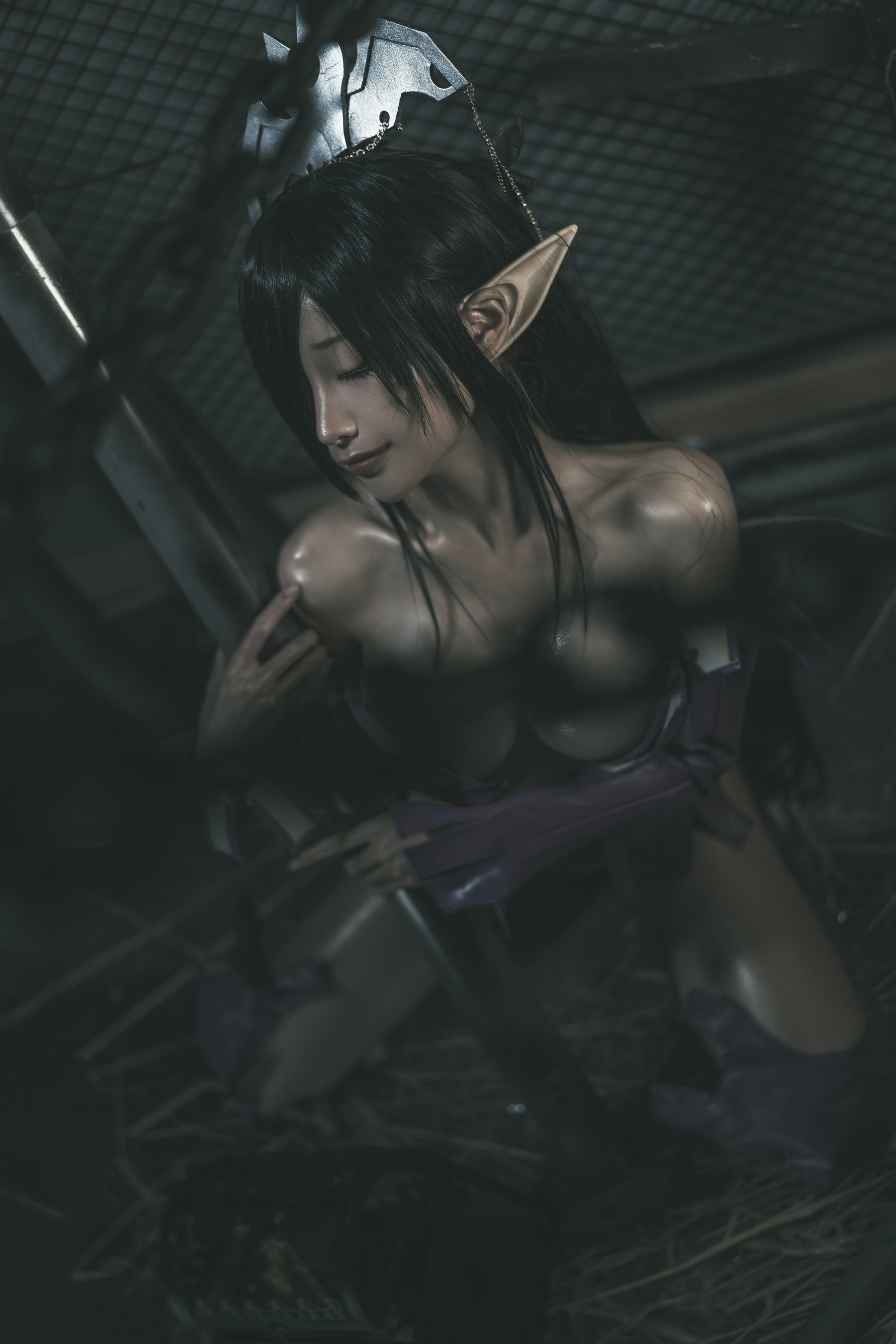 Internet Celebrity Cosplayer Photobook] Anime Blogger Chun Mo Mo - Black Beast Queen Original Design