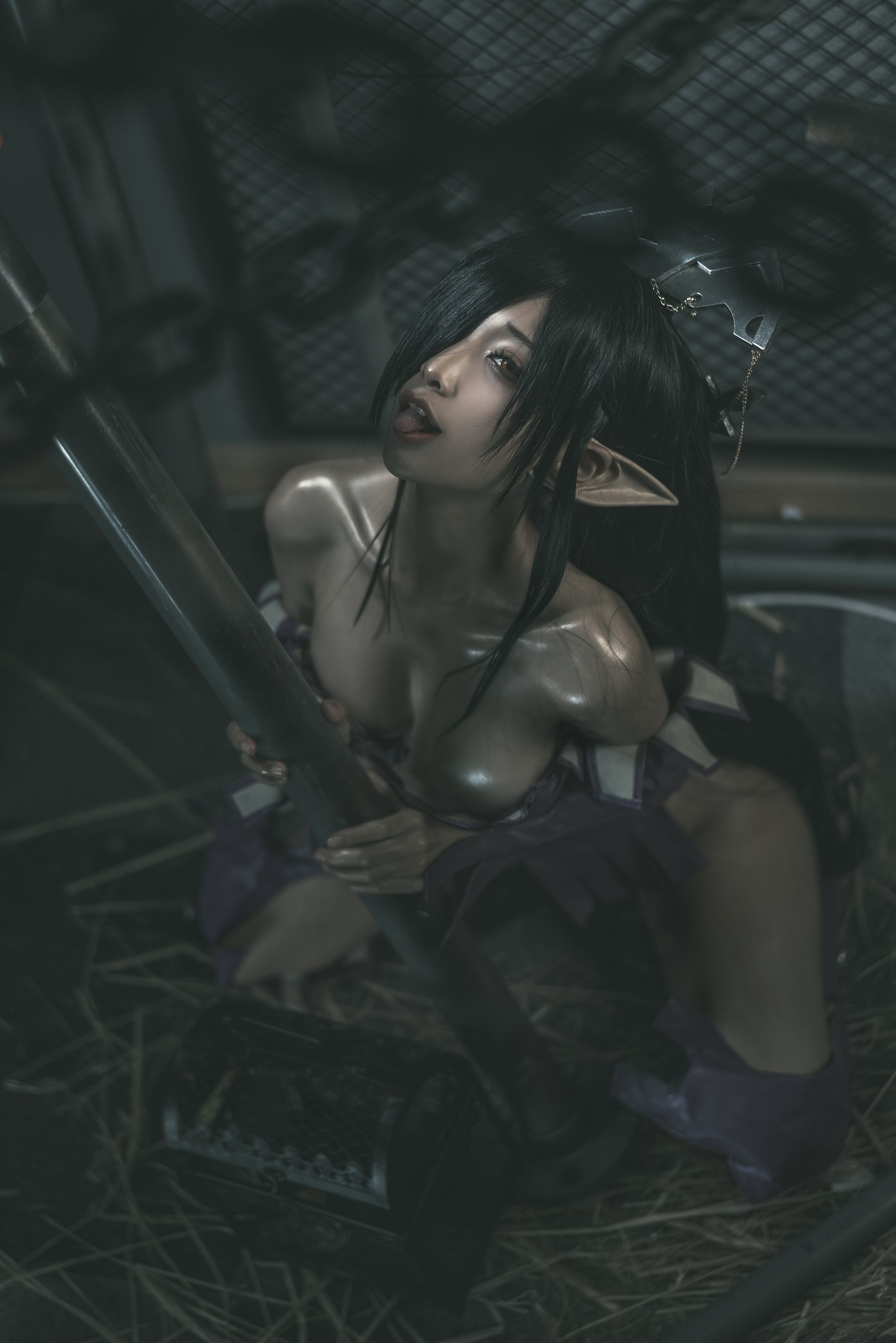 Internet Celebrity Cosplayer Photobook] Anime Blogger Chun Mo Mo - Black Beast Queen Original Design