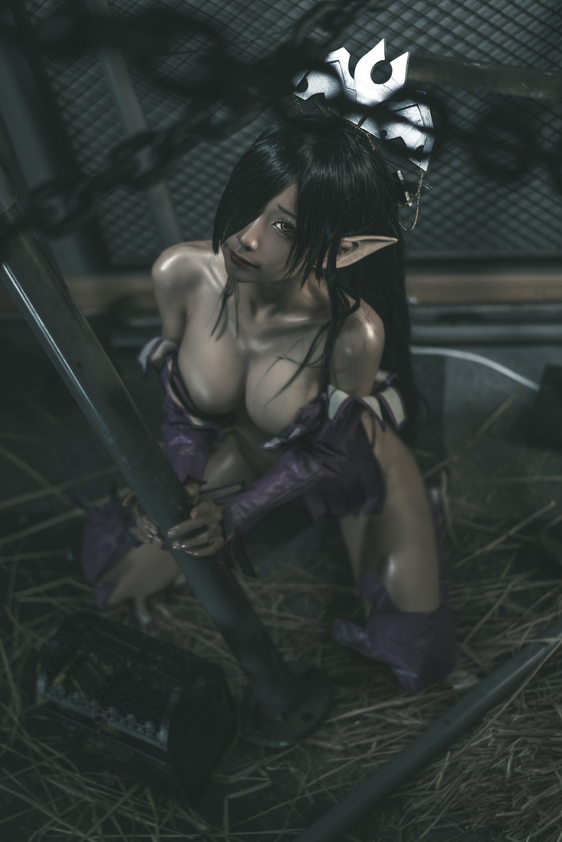 Internet Celebrity Cosplayer Photobook] Anime Blogger Chun Mo Mo - Black Beast Queen Original Design