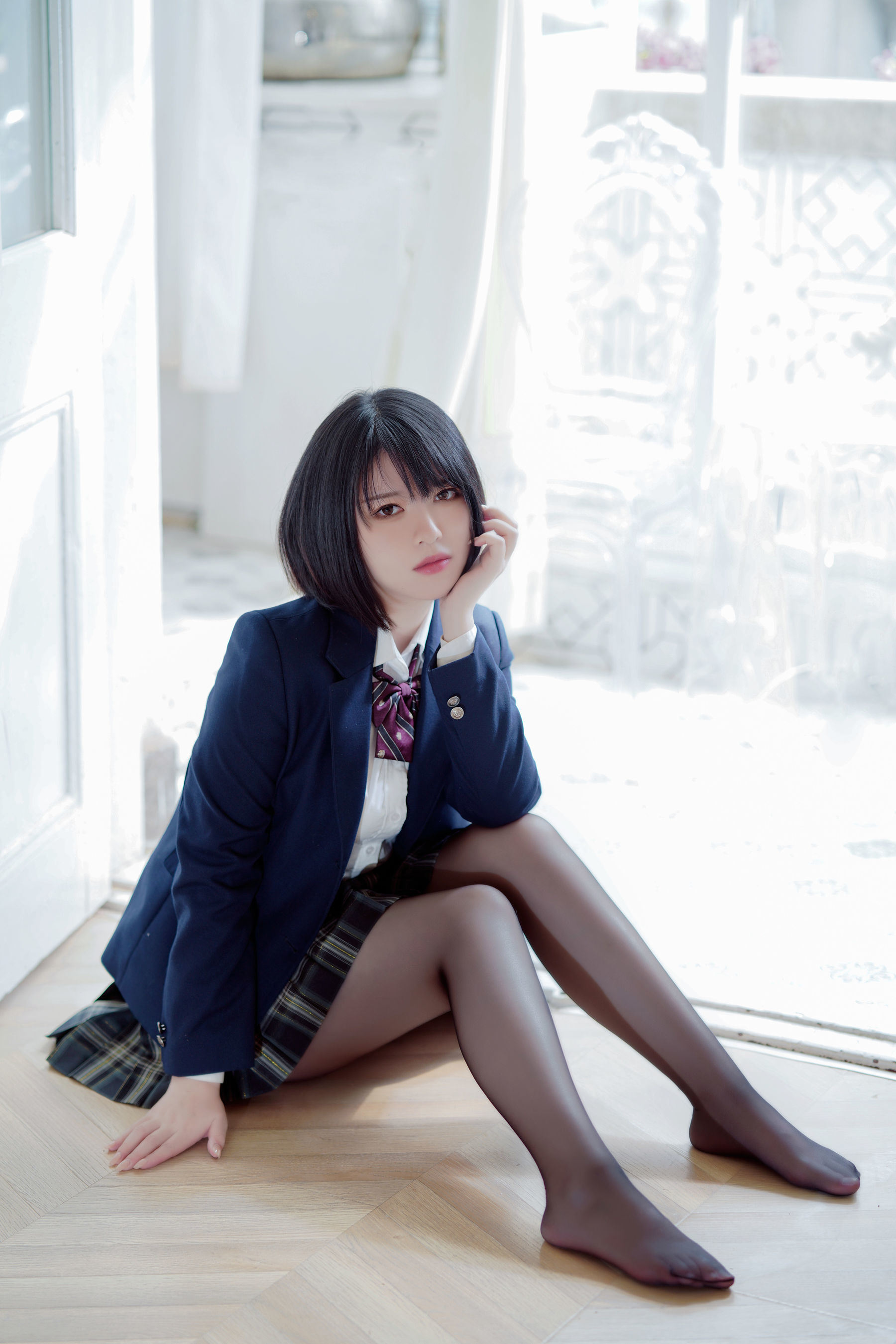 半半子 制服姿態 Cosplay寫真
