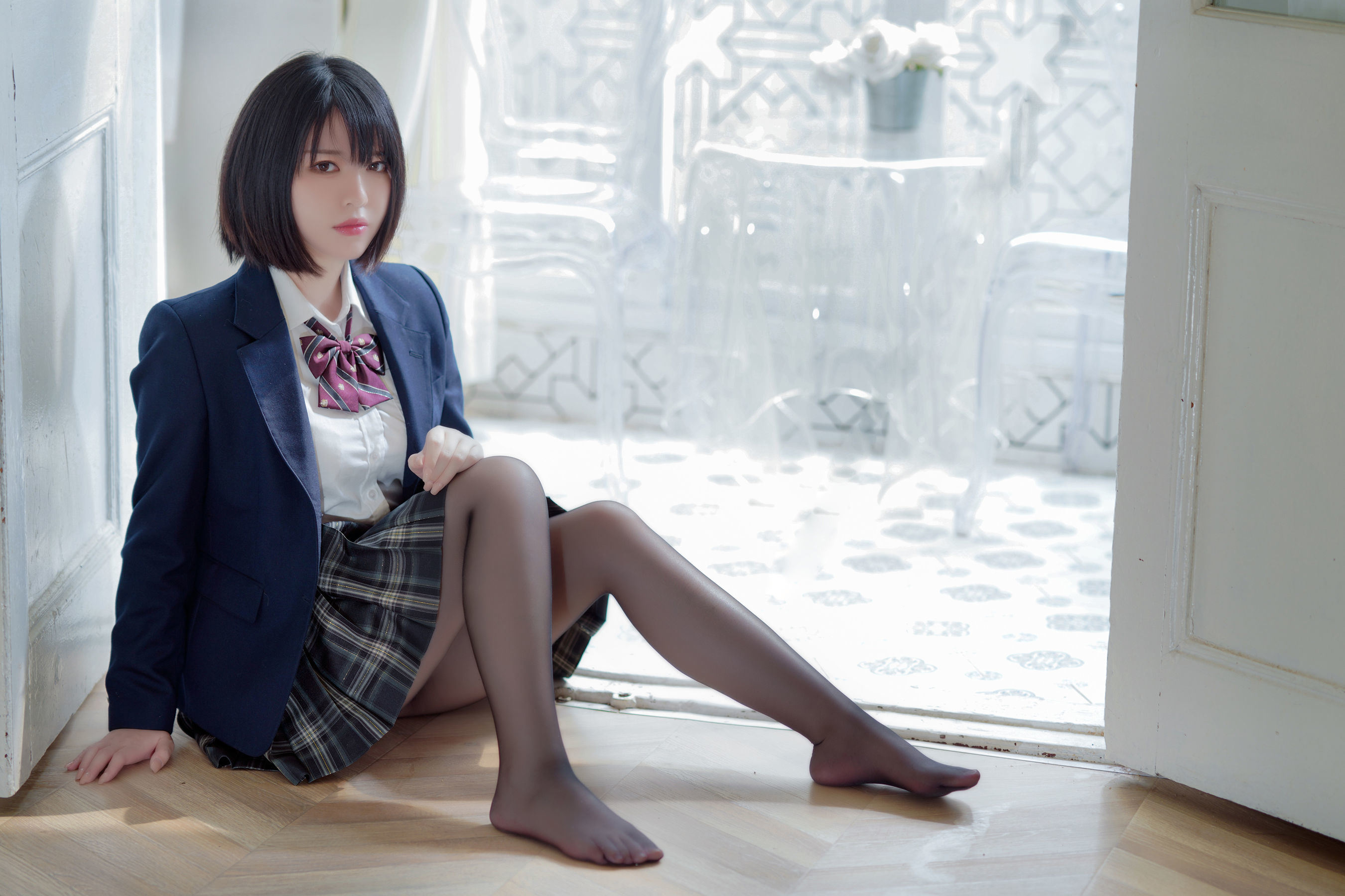 半半子 制服姿態 Cosplay寫真