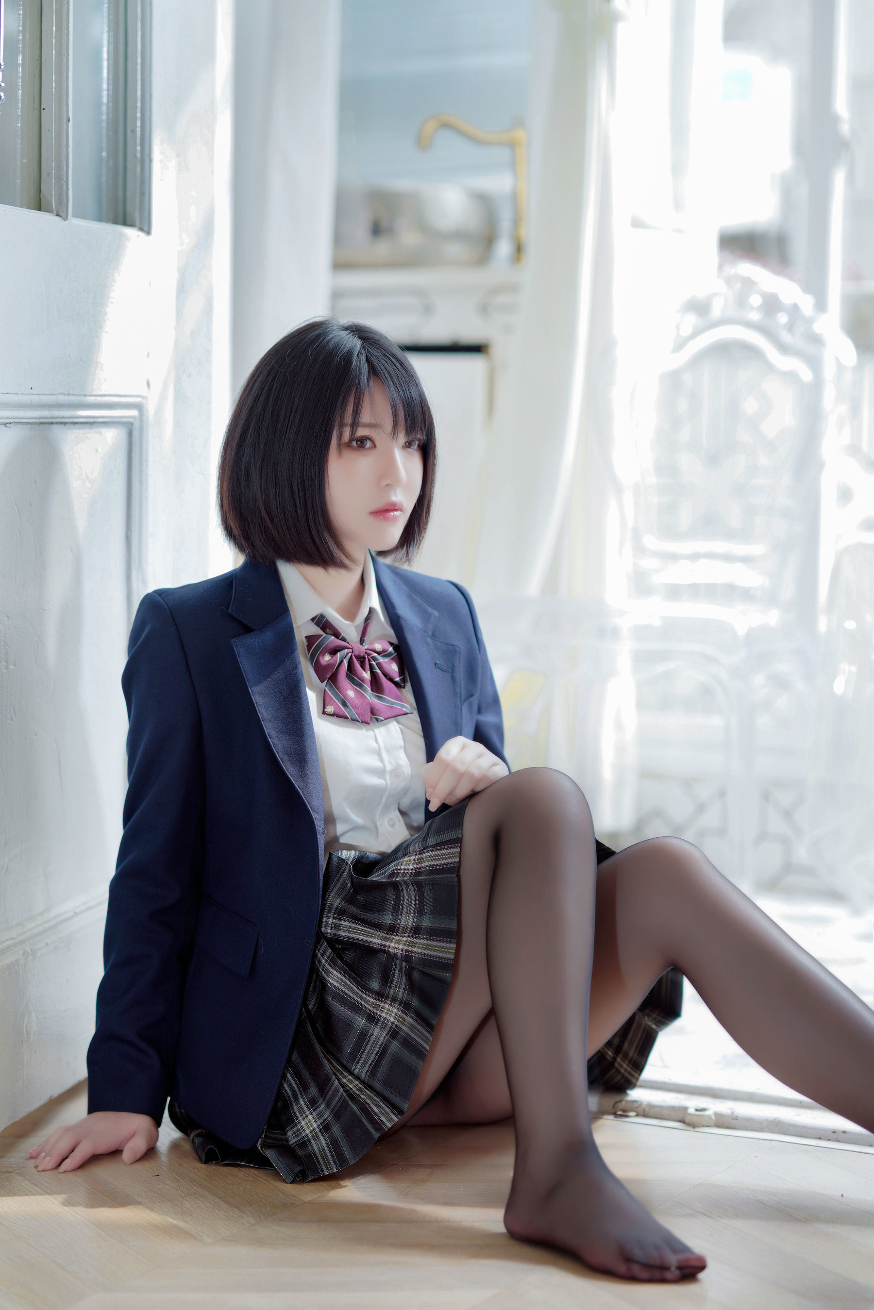半半子 制服姿態 Cosplay寫真