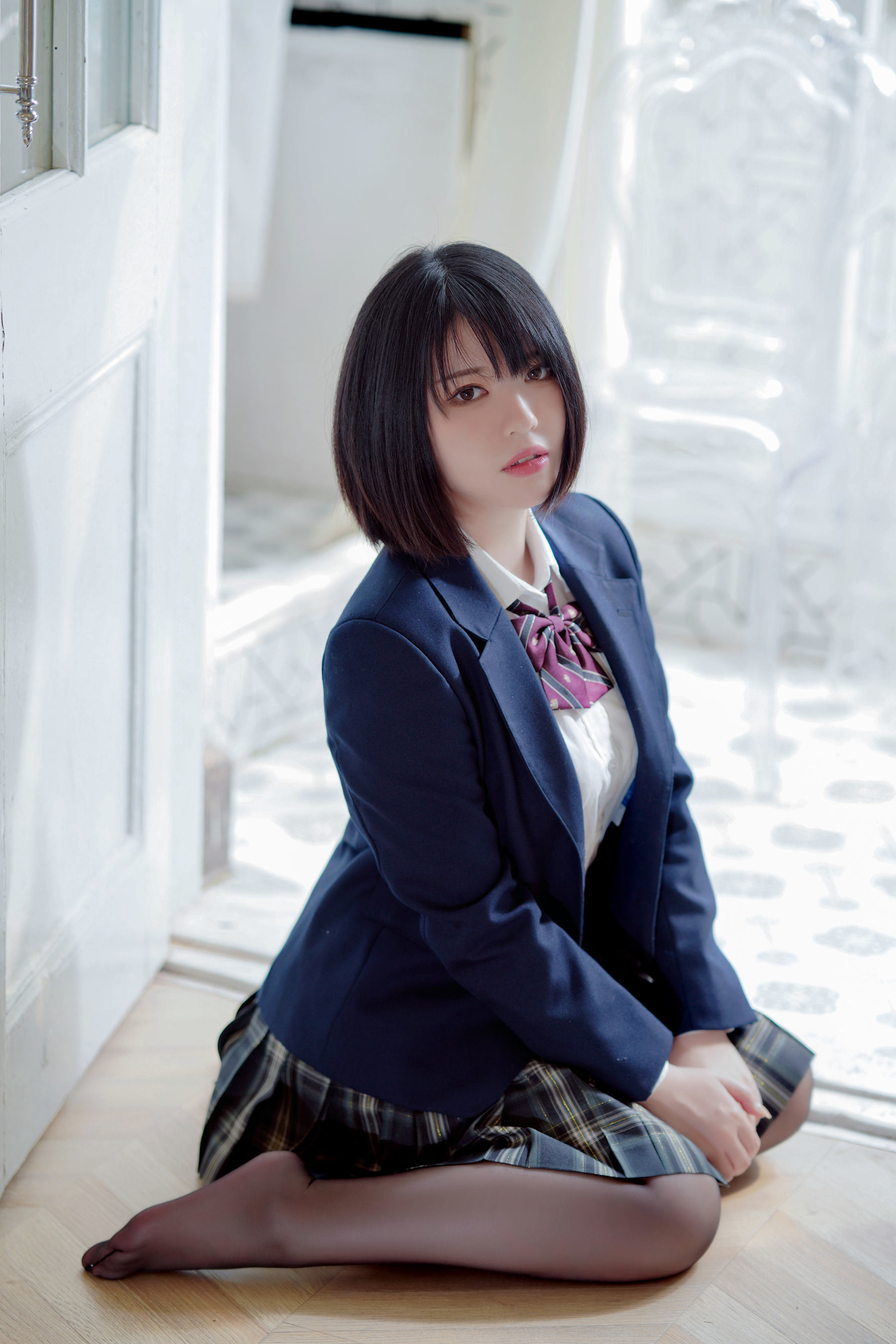 半半子 制服姿態 Cosplay寫真