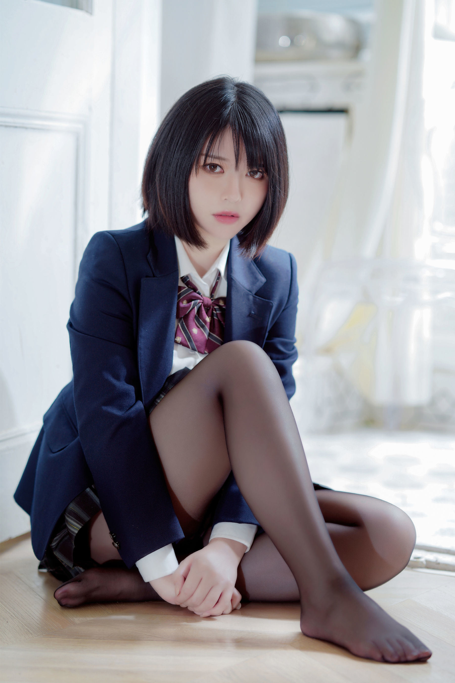 半半子 制服姿態 Cosplay寫真