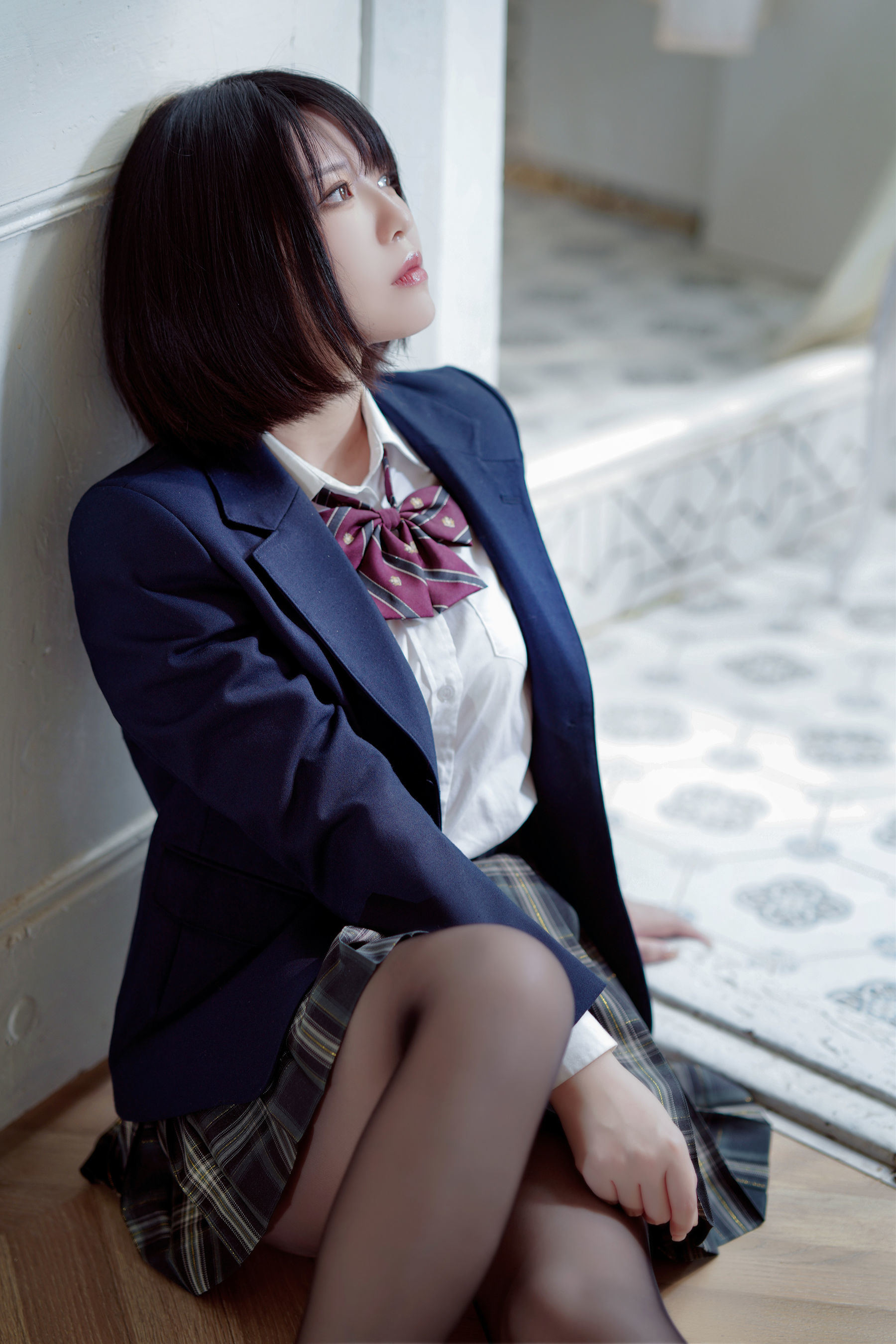 半半子 制服姿態 Cosplay寫真