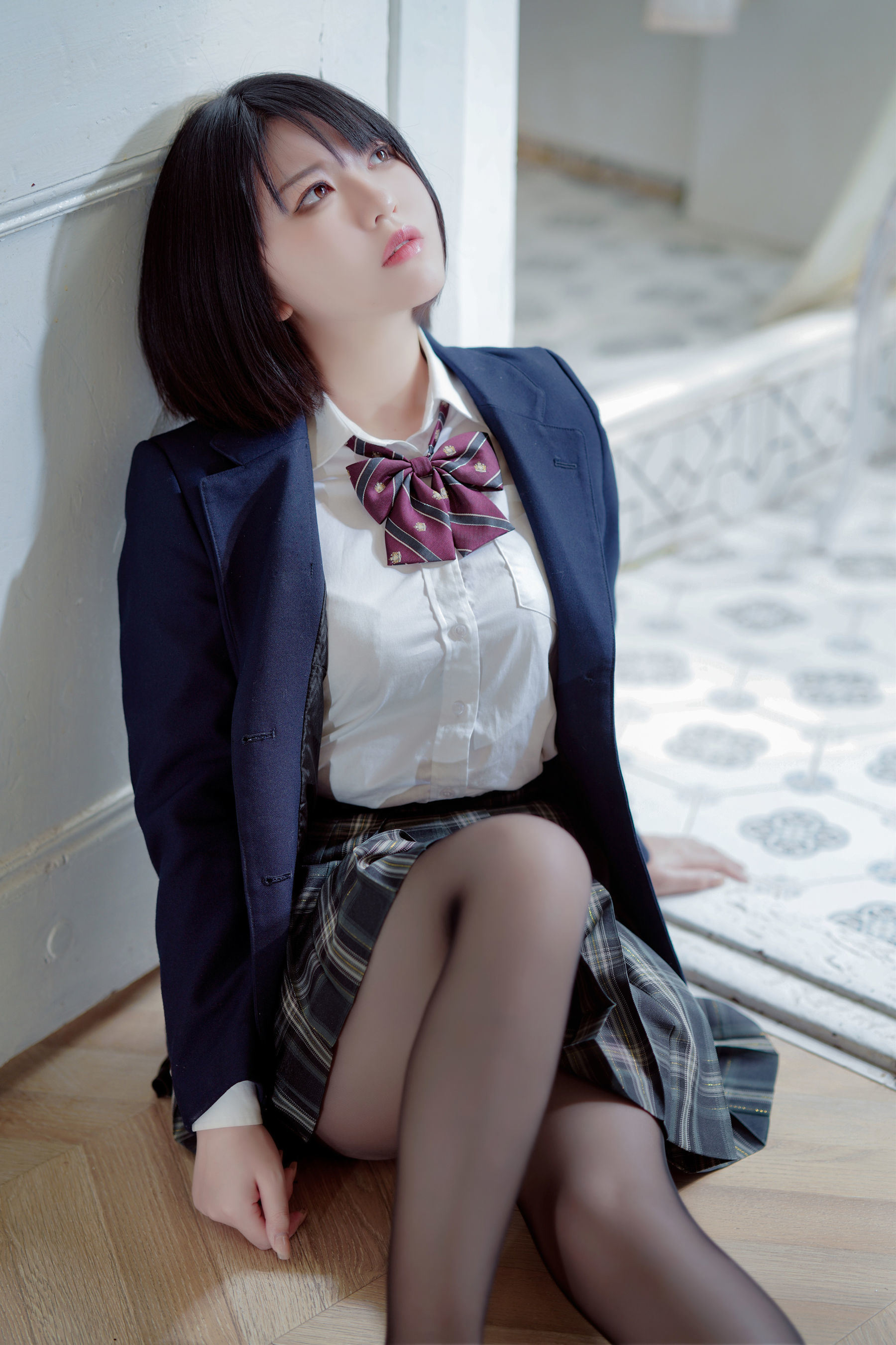 半半子 制服姿态 Cosplay写真