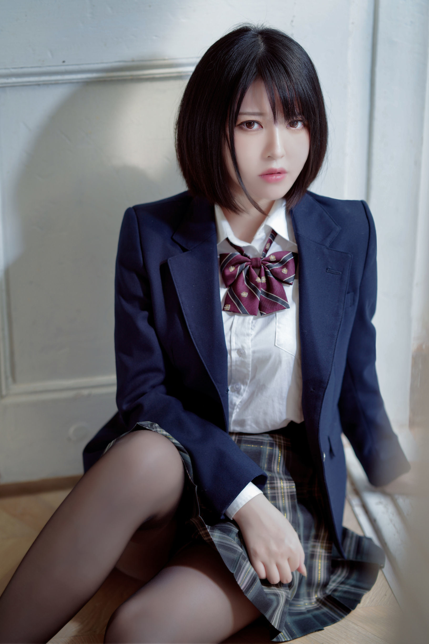 半半子 制服姿态 Cosplay写真