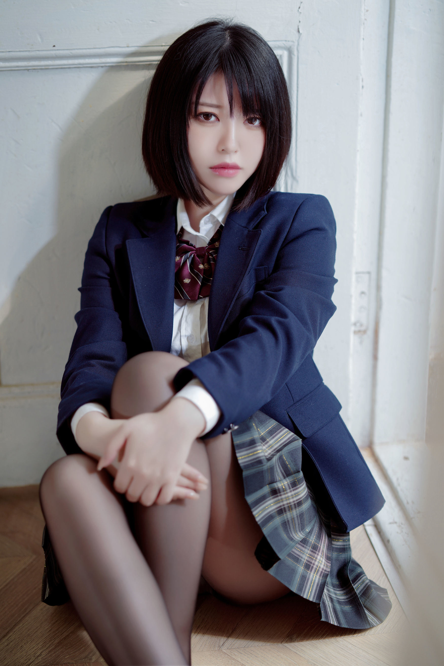 半半子 制服姿态 Cosplay写真